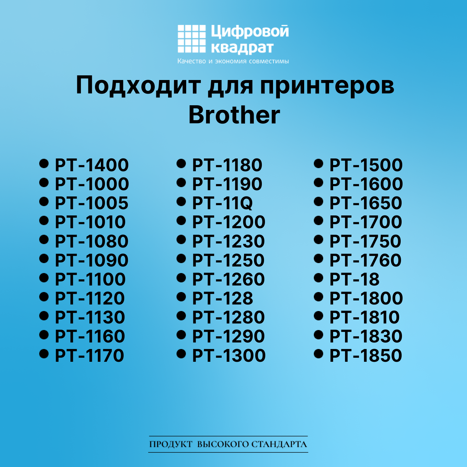 Лента для печати этикеток и наклеек для Brother PT-1400 2