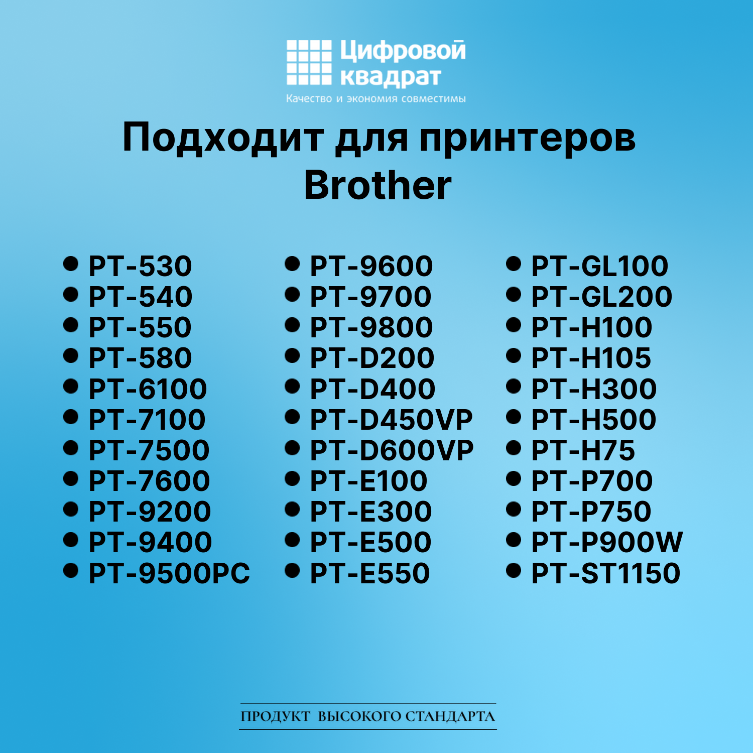 Лента для печати этикеток и наклеек для Brother PT-1400 4