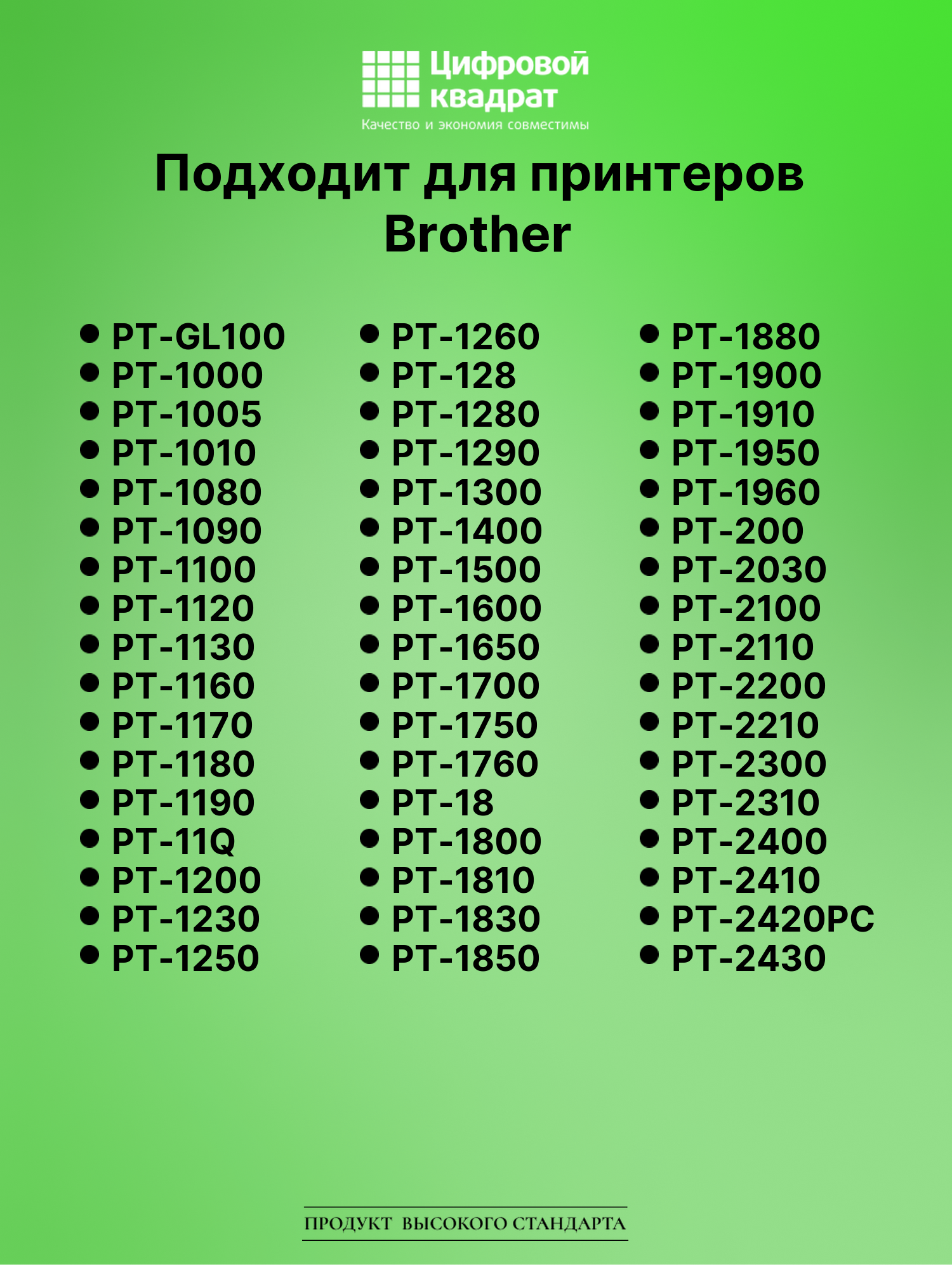 Картридж для Brother PT-GL100 (TZe-111), PT-1000 2