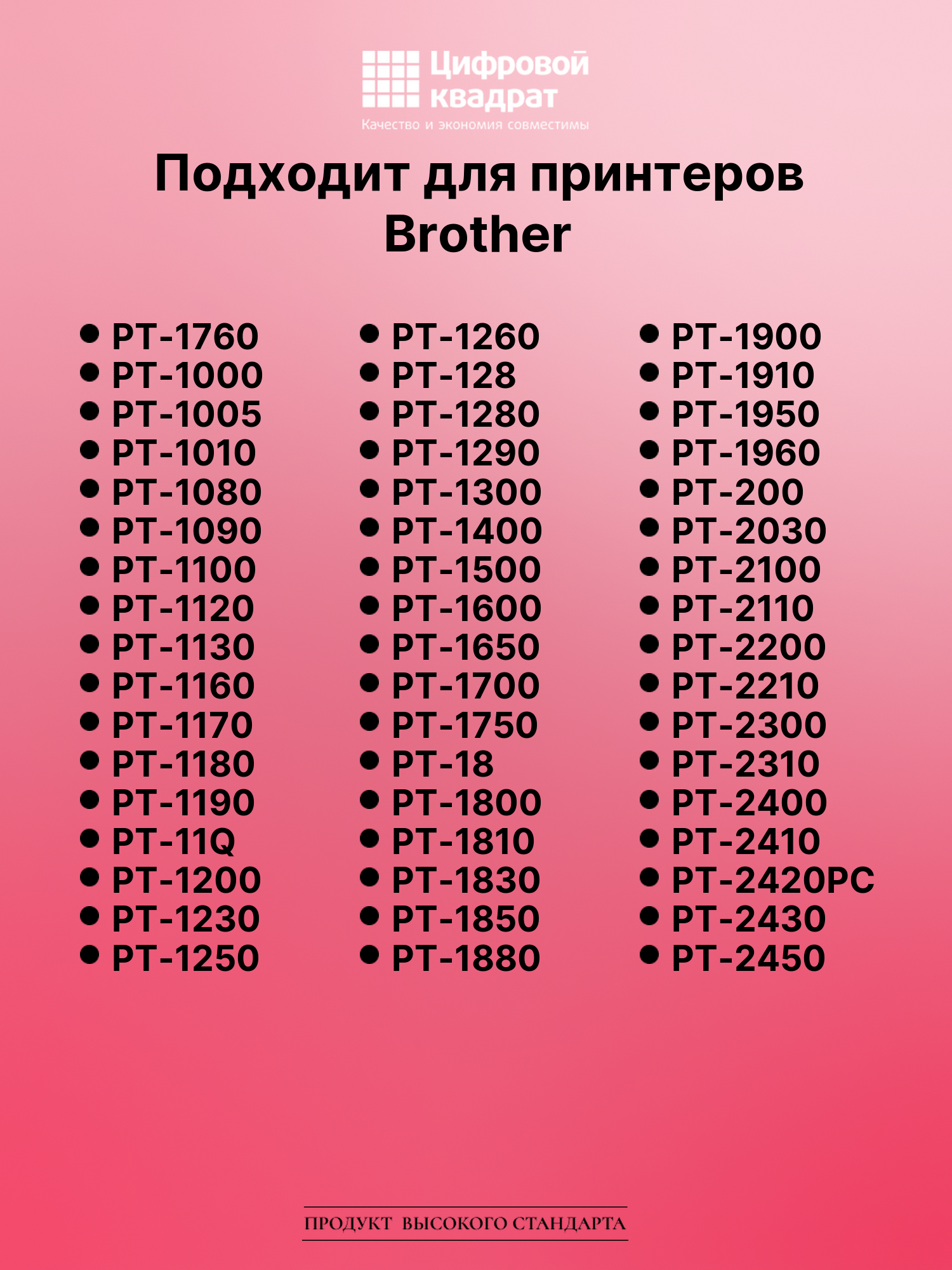 Картридж для Brother PT-1760 (TZe-111), PT-1000, PT-18 2