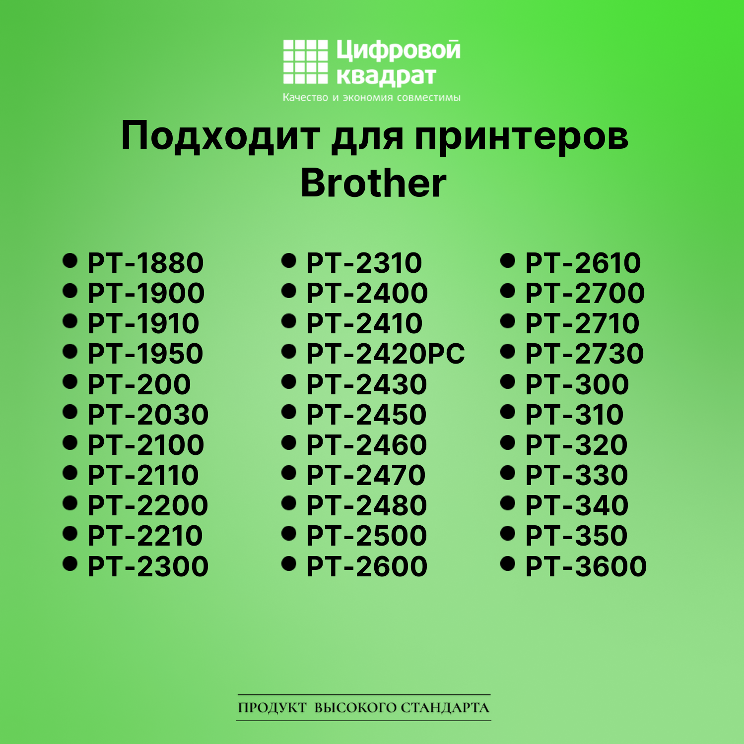 Лента для печати этикеток и наклеек для Brother PT-1960 3