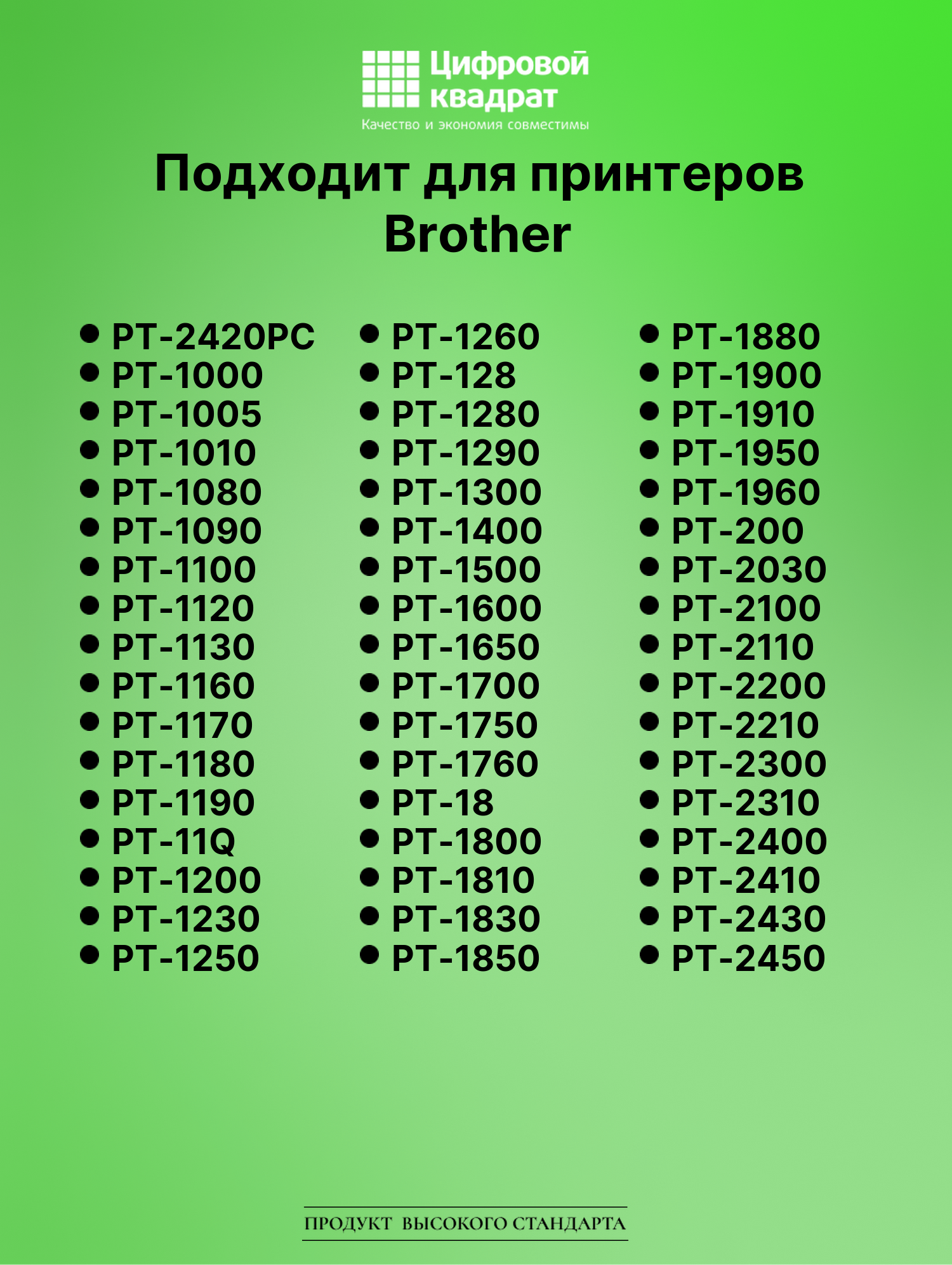 Картридж для Brother PT-2420PC (TZe-111), PT-1000 2