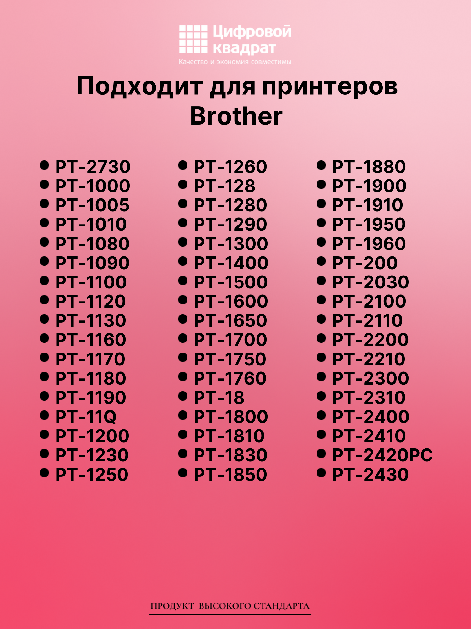 Картридж для Brother PT-2730 (TZe-111), PT-1000, PT-18 2