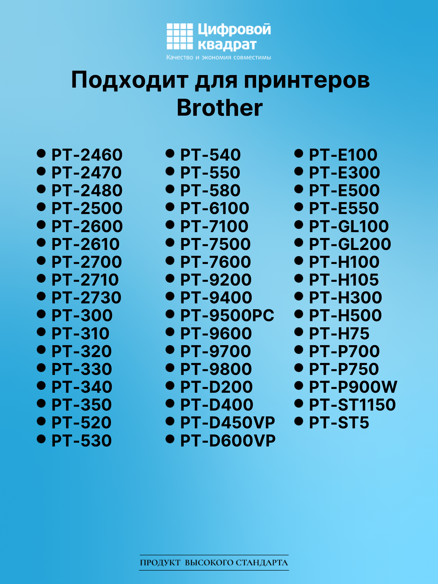 Картридж для Brother PT-3600 (TZe-111), PT-1000, PT-18 3