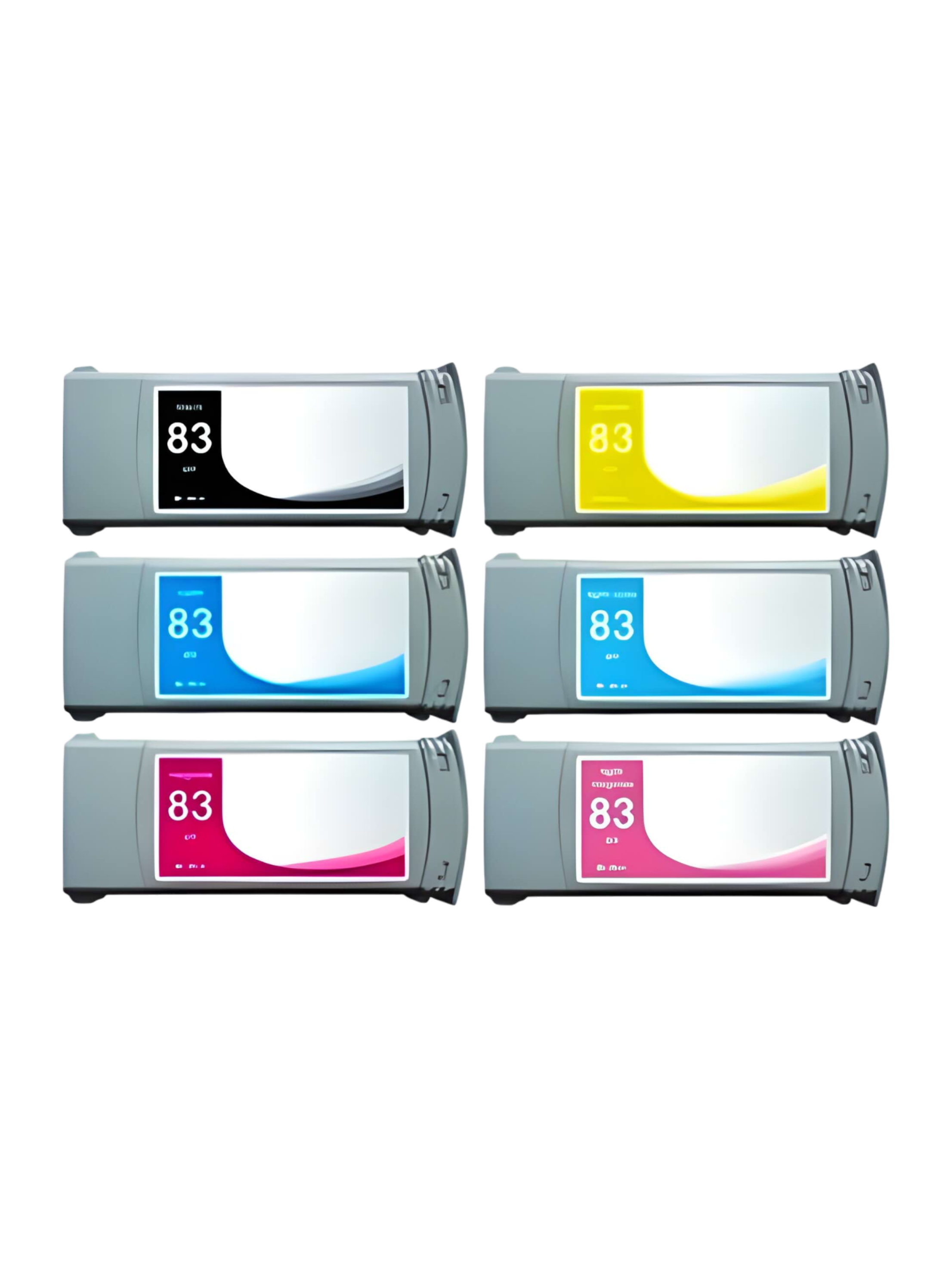 Набор картриджей C4940A-C4945A HP №83 совместимый 1