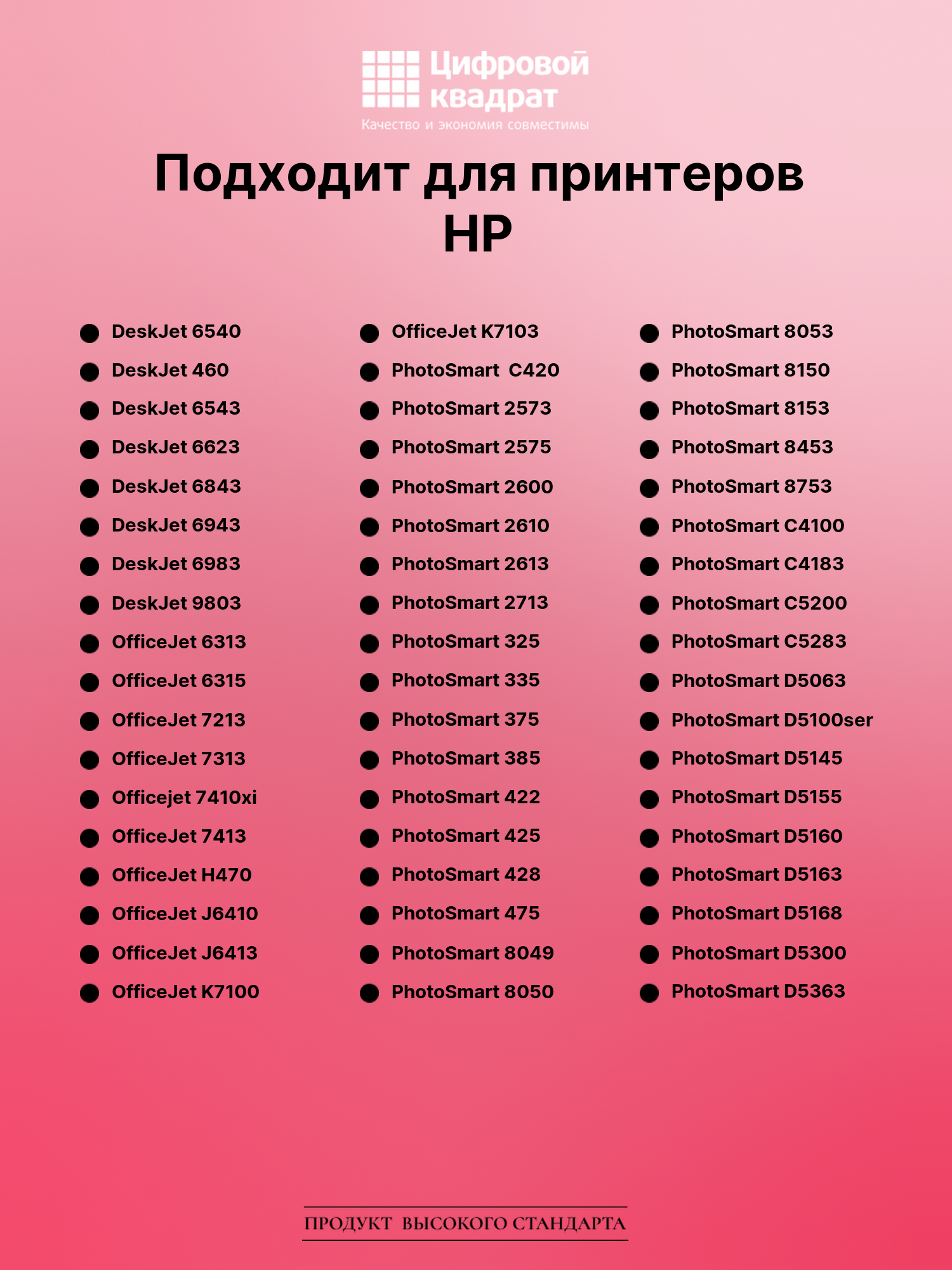 Картридж для HP DeskJet-6540 совместимый 2