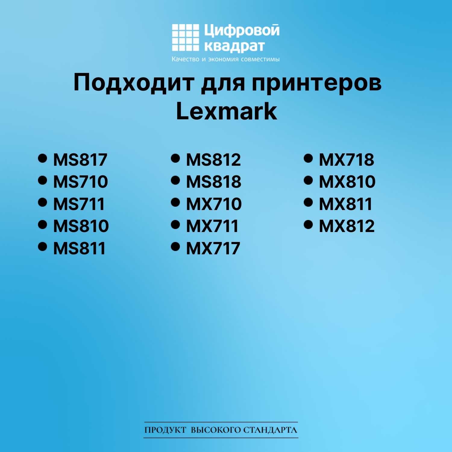 Картридж для Lexmark MS817 (№520Z), MS818, MX710 2