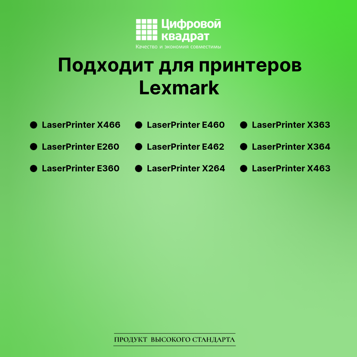 Картридж для Lexmark LaserPrinter X466 (E260X22G DU), 2