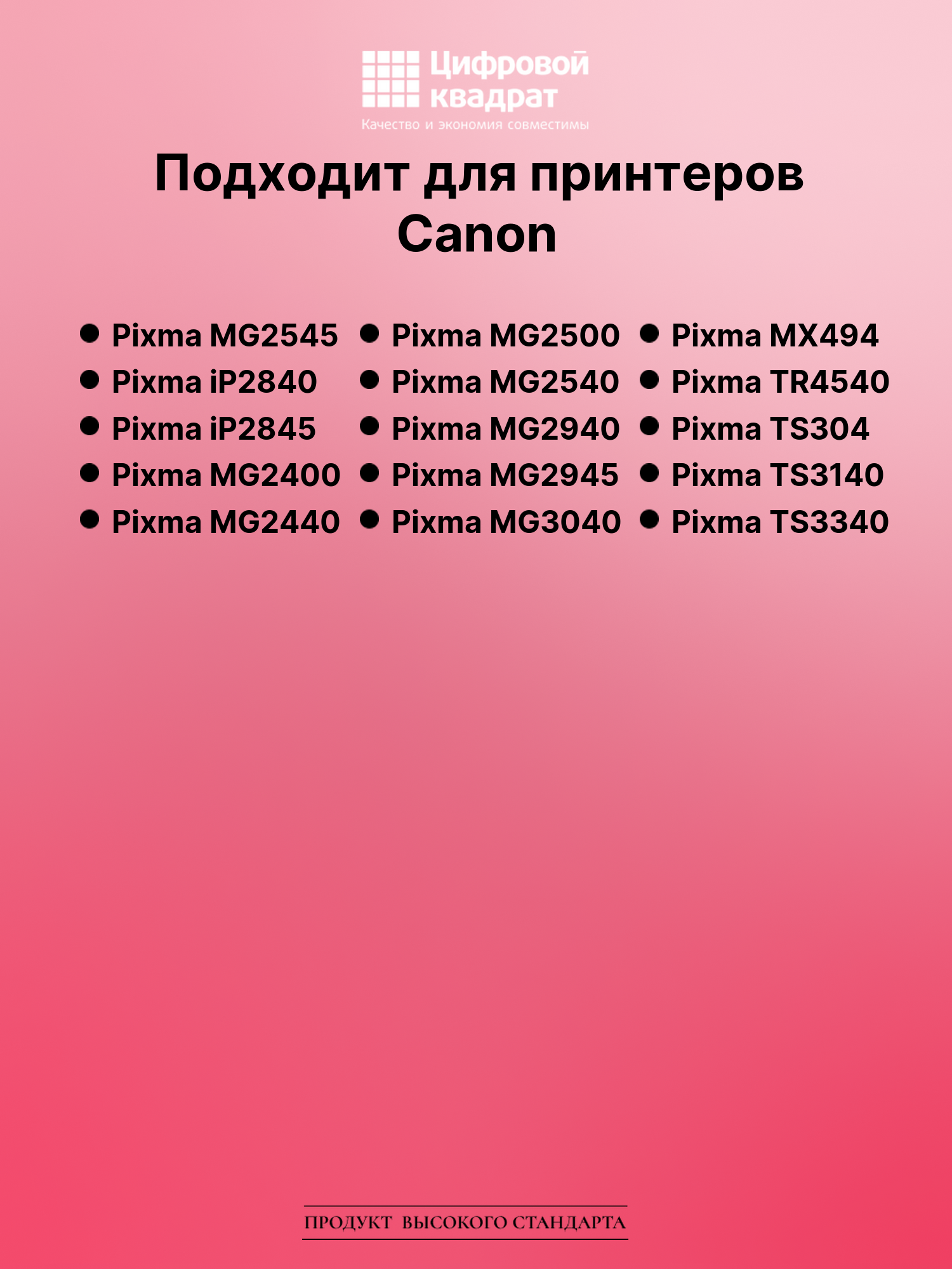 Картридж для Canon Pixma MG2545 совместимый 2
