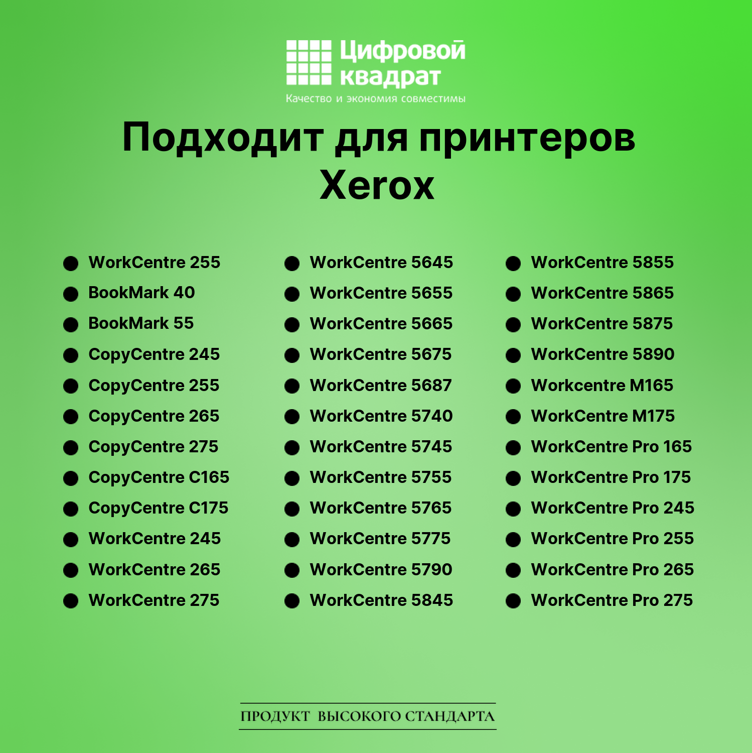Картридж DS для Xerox WorkCentre 255 2