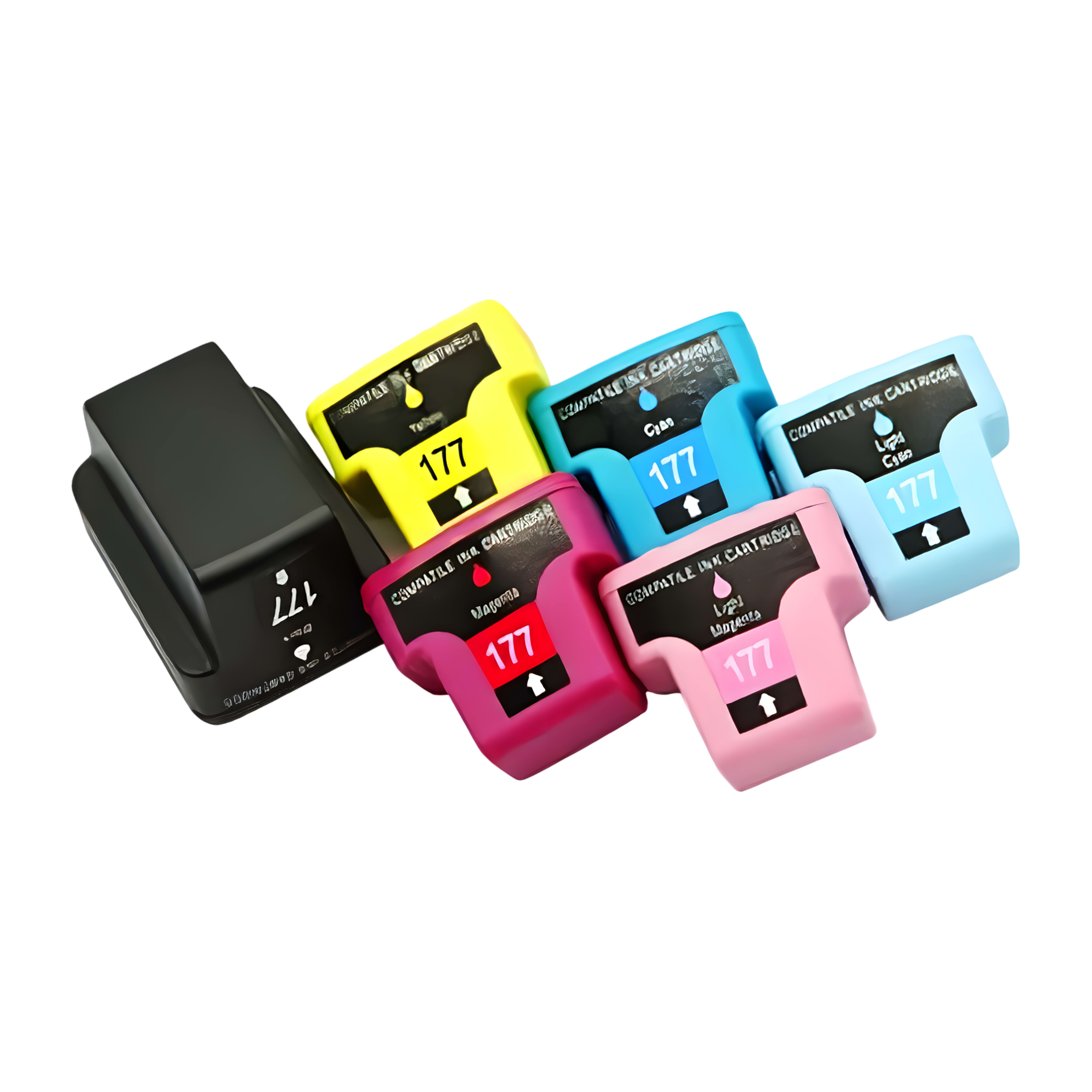 Картриджи 177 для HP PhotoSmart D7263 набор cmyk lclm 1