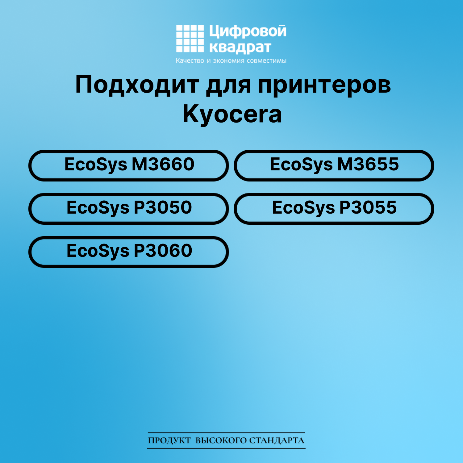 Картридж для Kyocera EcoSys M3660 (DK-3190 DU), P3050 2