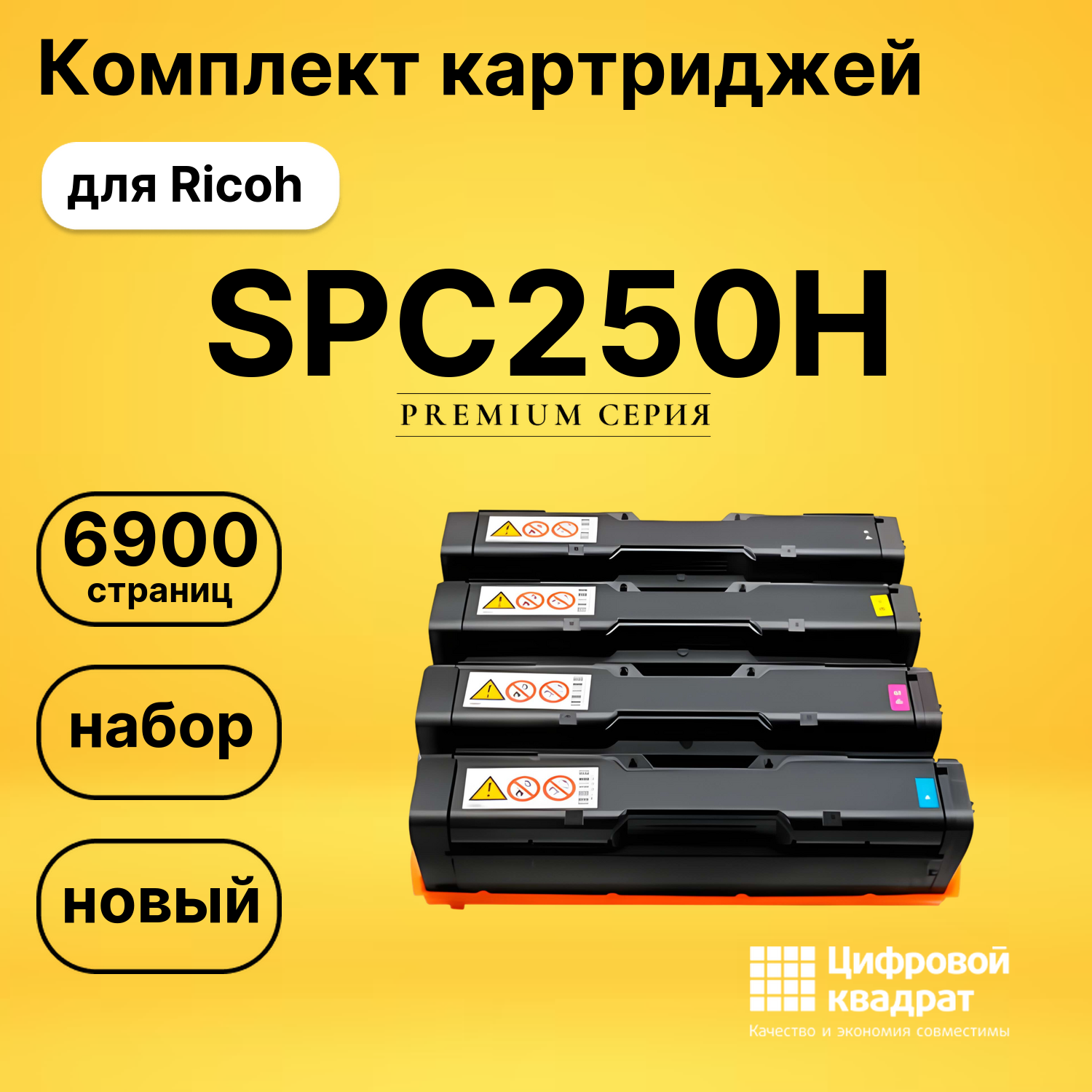 Комплект картриджей DS SPC250H Ricoh