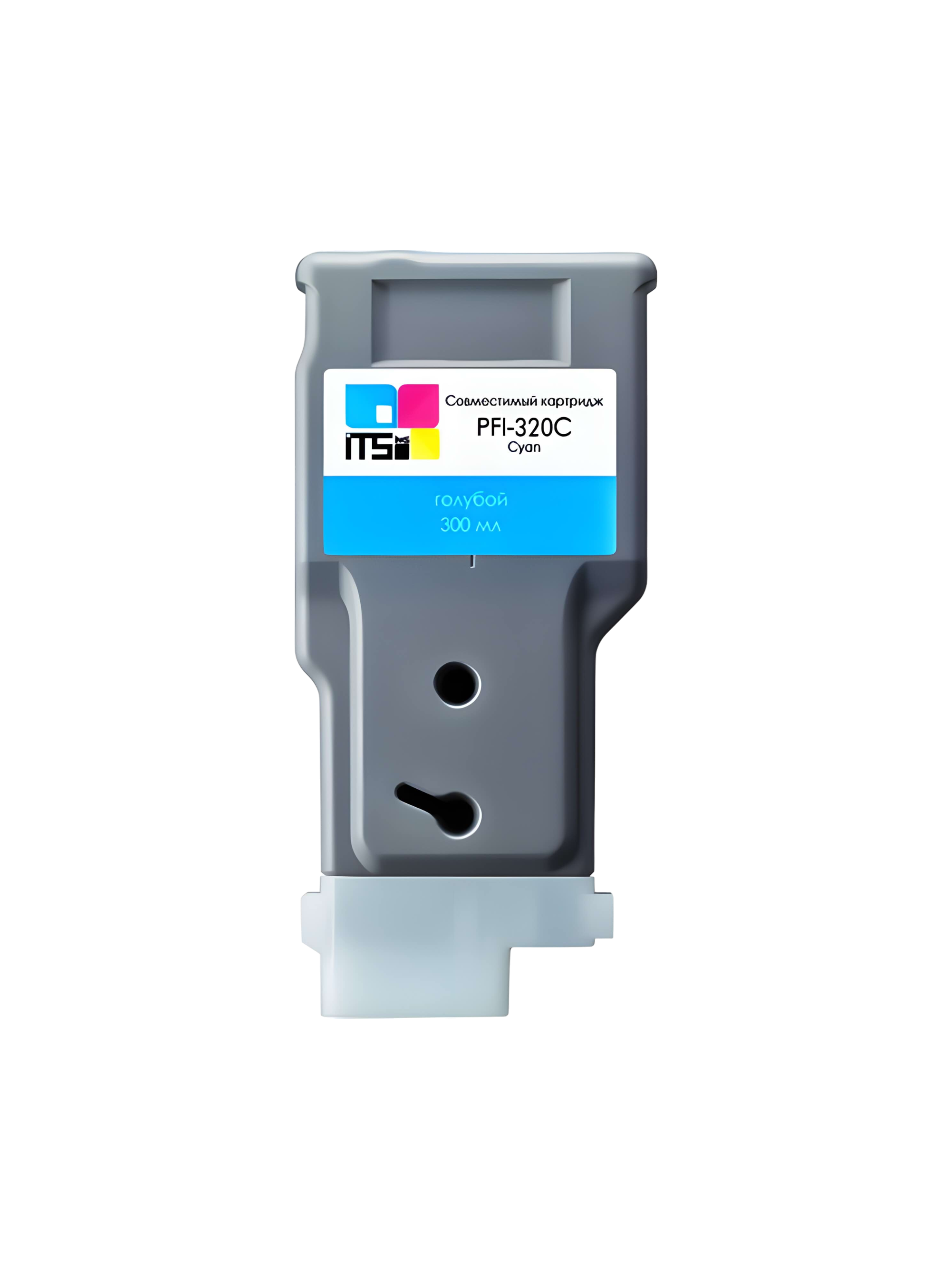 Картридж PFI-320C Canon голубой совместимый 1