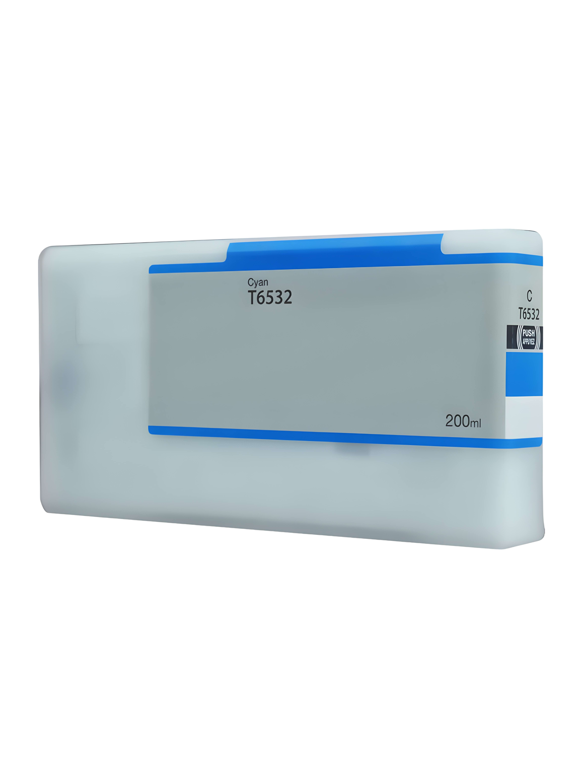 Картридж T6532 Epson голубой совместимый 1