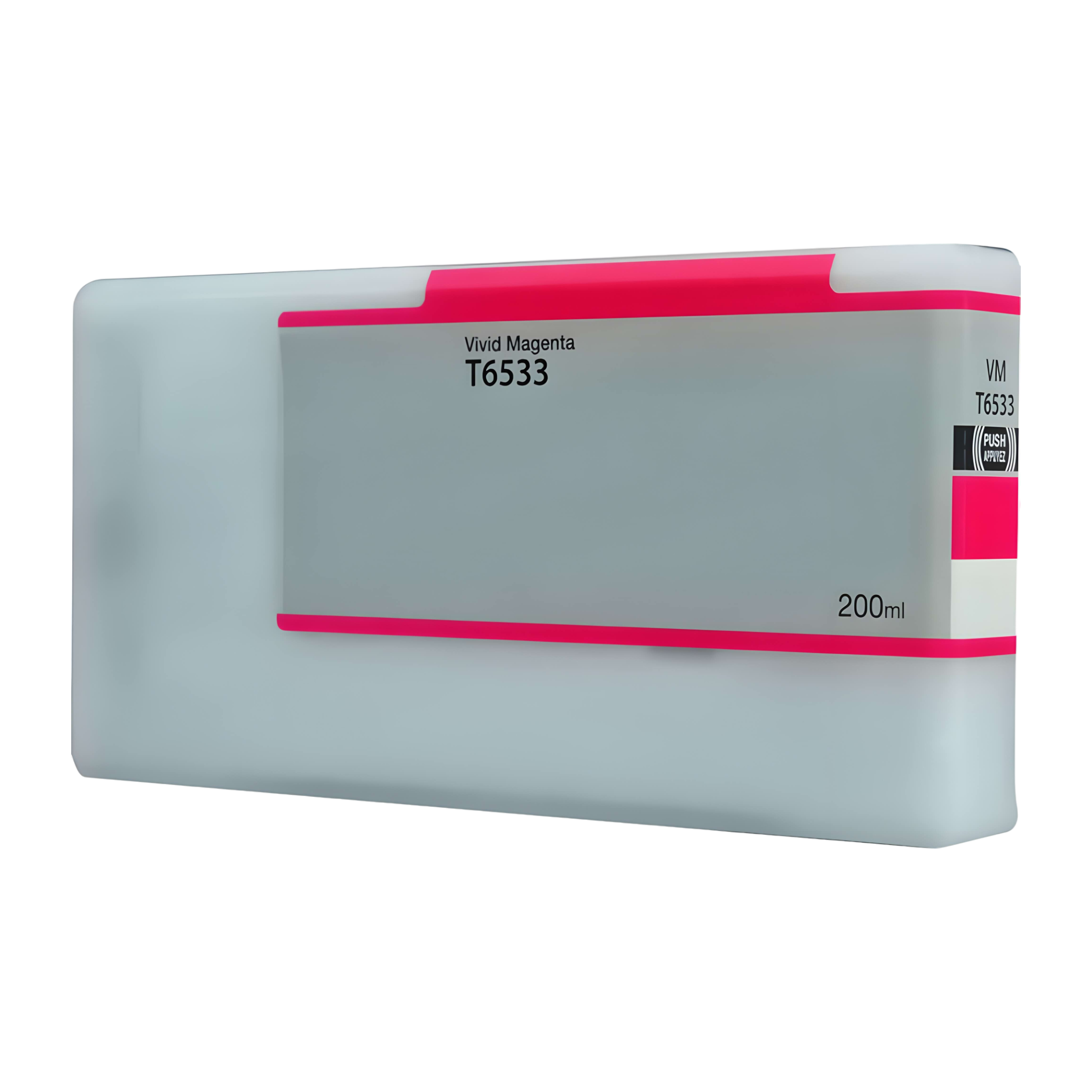 Картридж T6533 Epson пурпурный совместимый 1