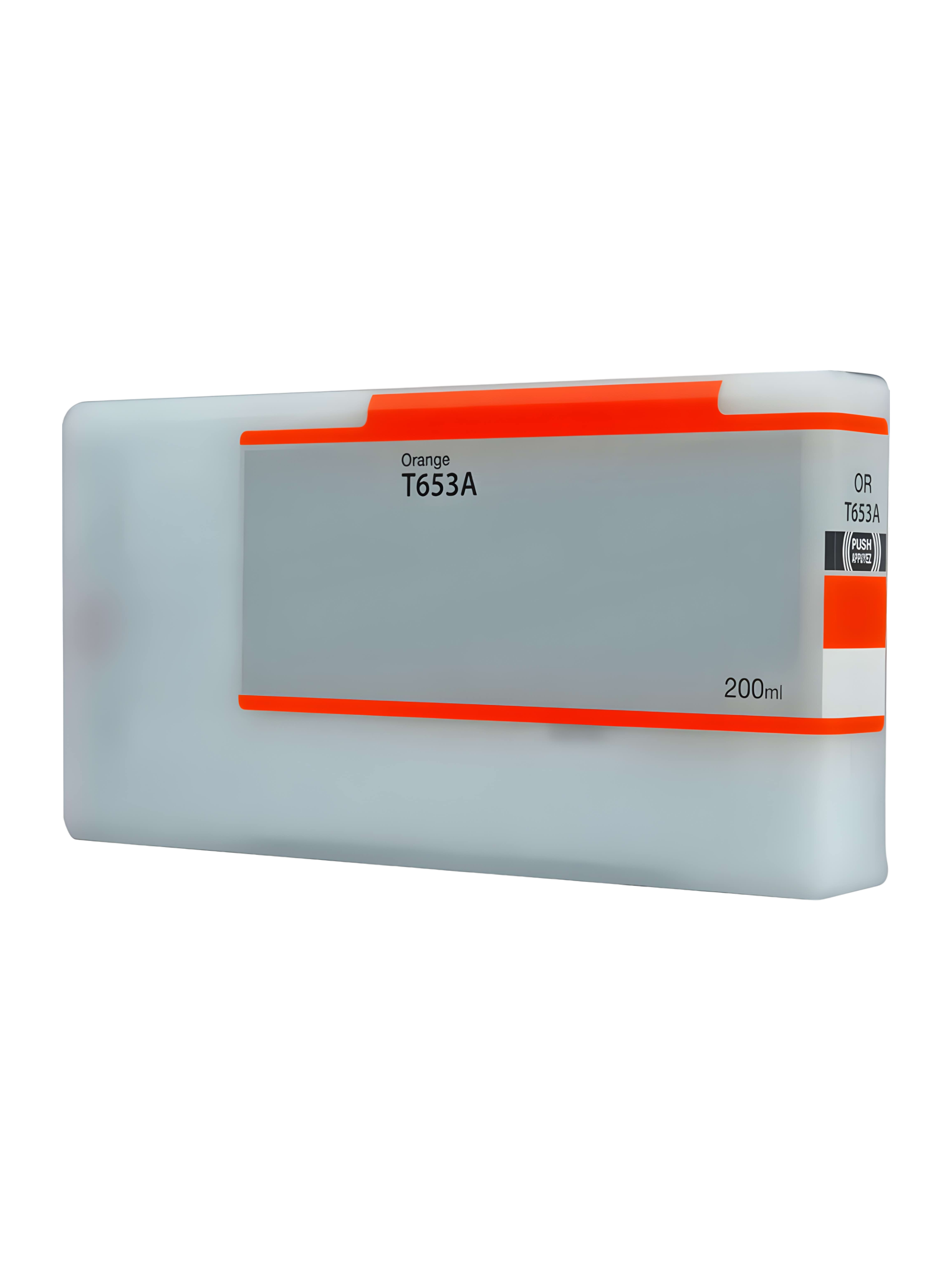 Картридж T653A Epson оранжевый совместимый 1