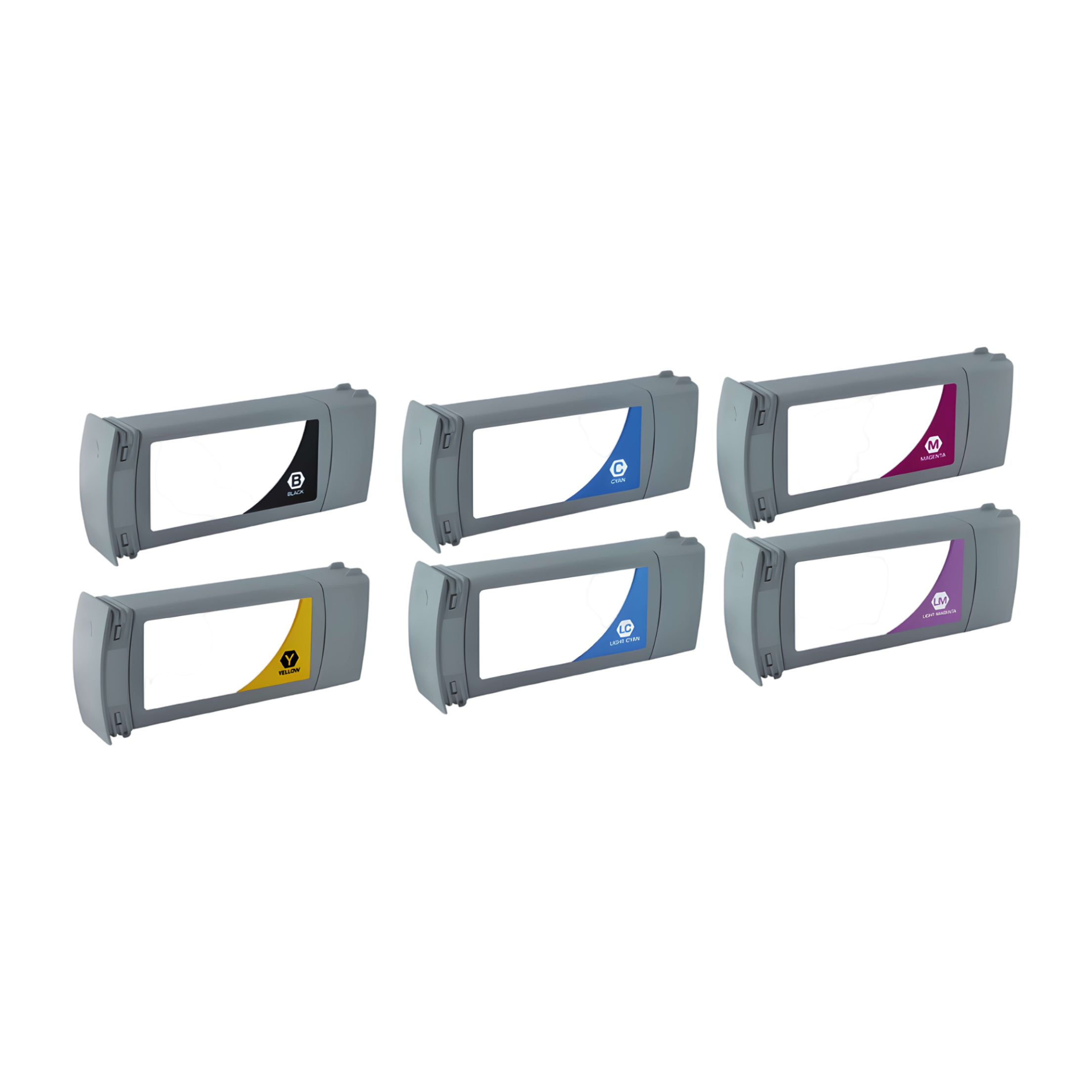 Картриджи №831 для HP Latex 375 набор cmyk lclm 1