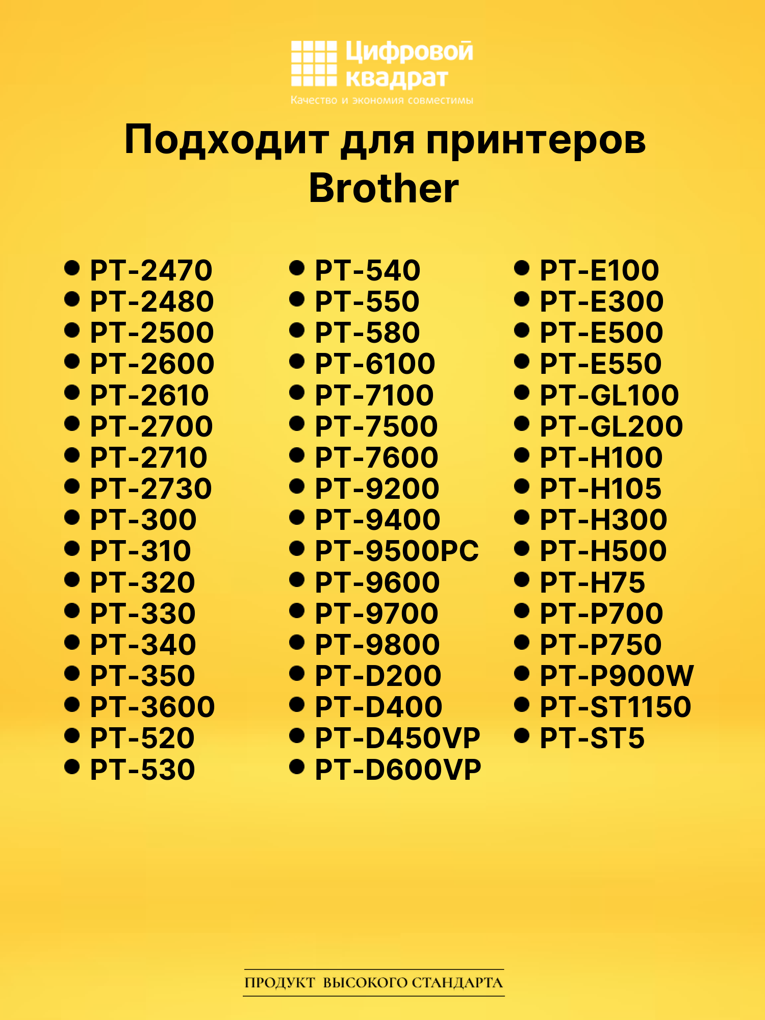 Лента TZe-531 для Brother PT-1000, PT-1005, PT-18 черный 3