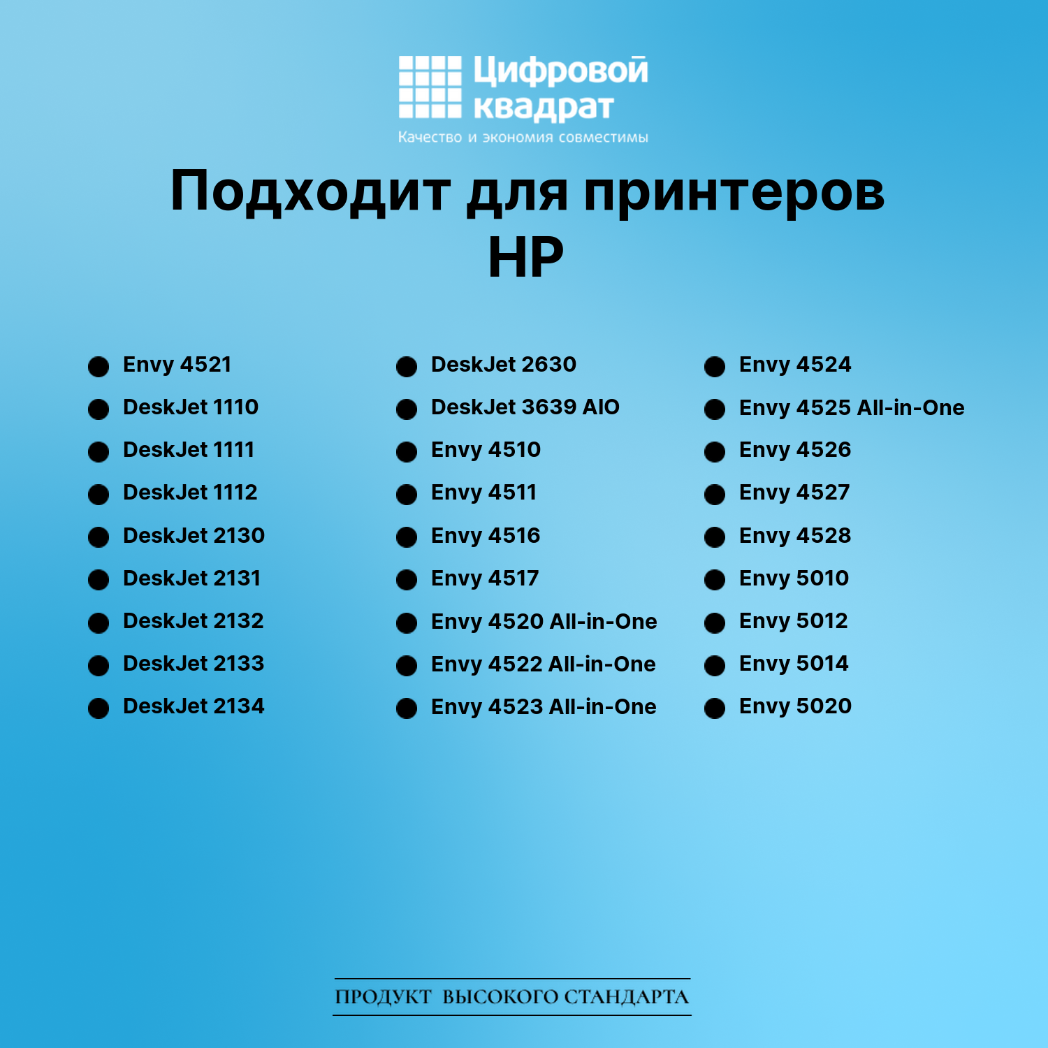 Картридж для HP Envy 4521 восстановленный 2