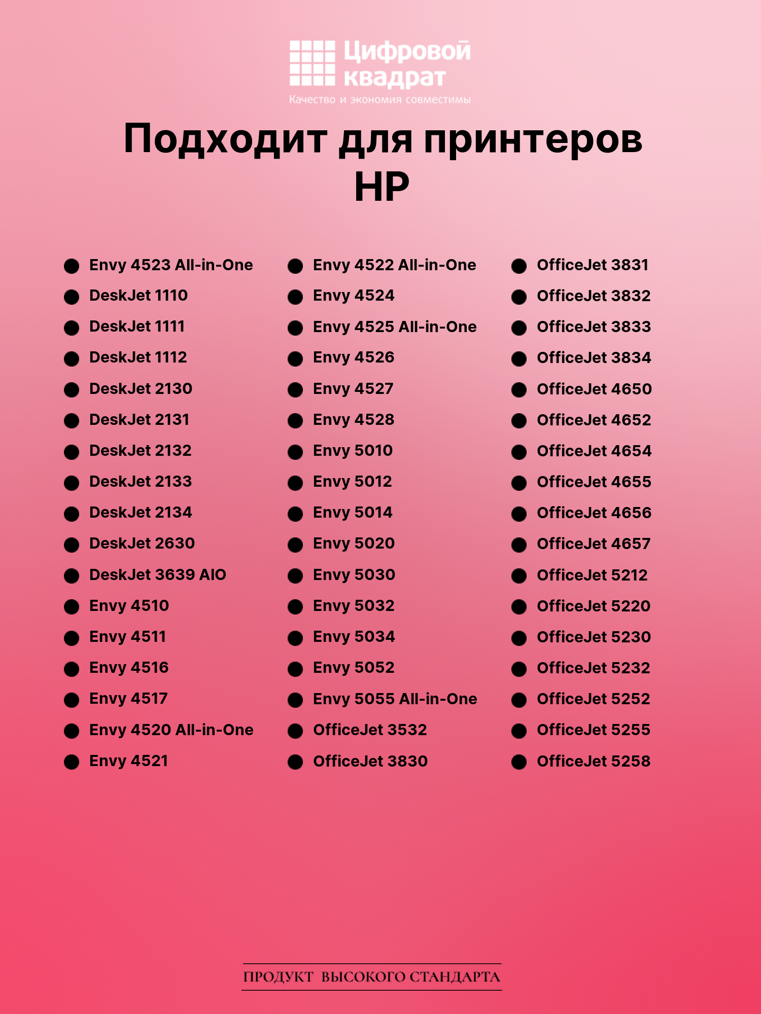 Картридж для HP Envy 4523 восстановленный 2