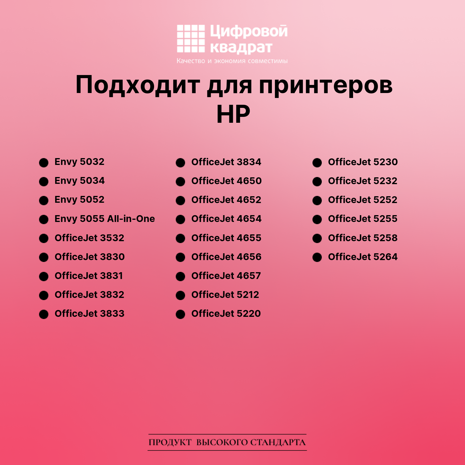 Картридж для HP Envy 5030 восстановленный 3