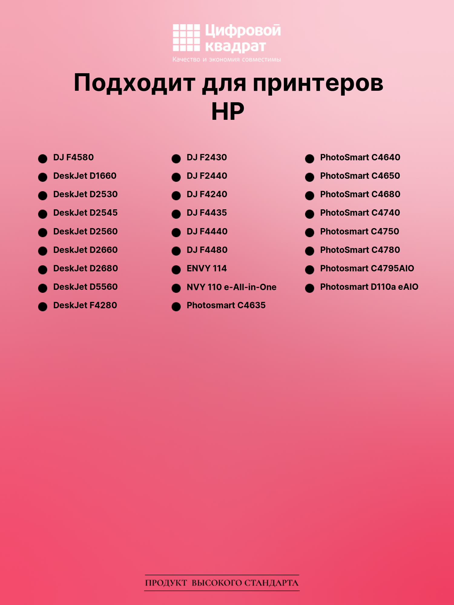 Картридж для HP Deskjet F4580AIO восстановленный 2