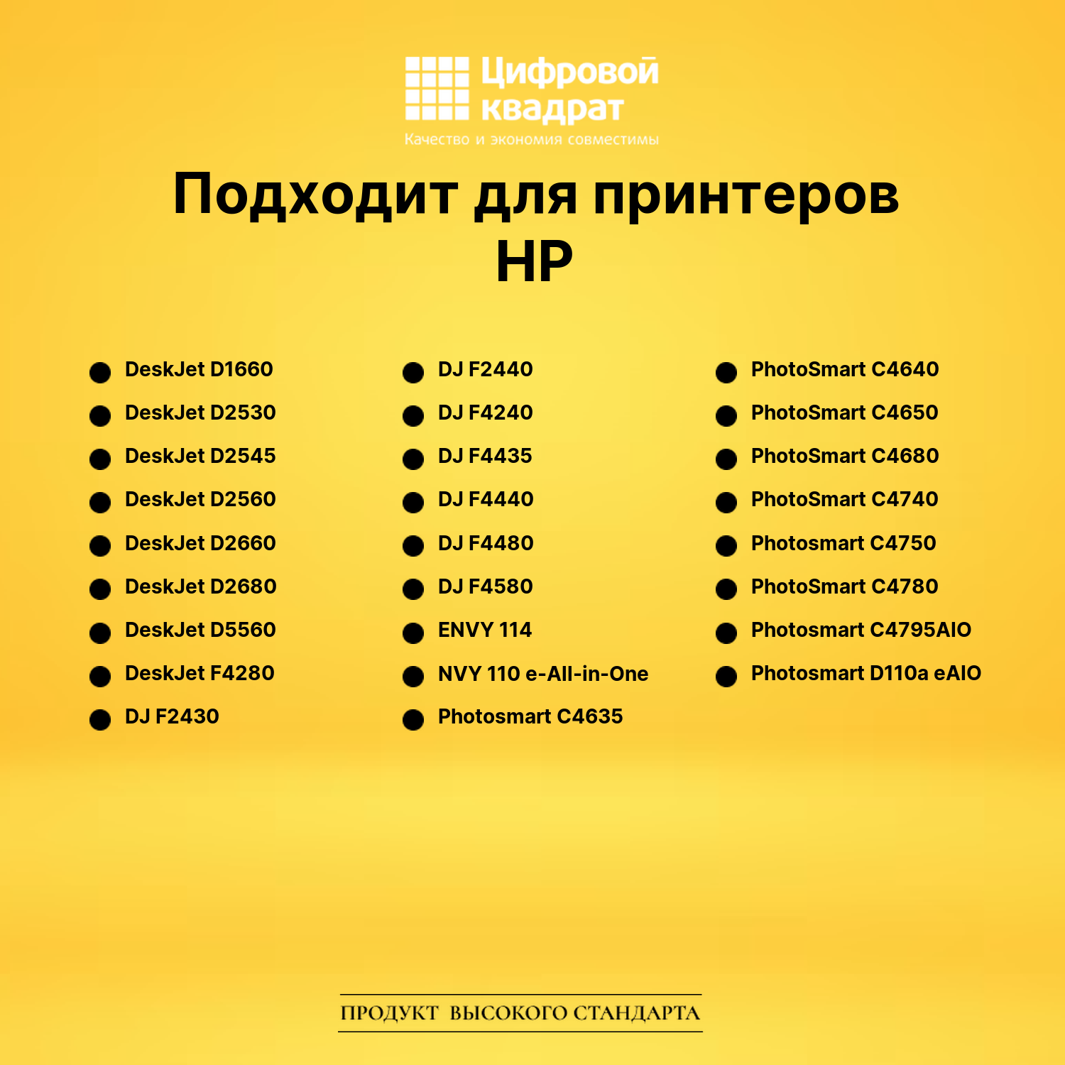 Набор картриджей CC640HE-CC643HE HP восстановленный 2