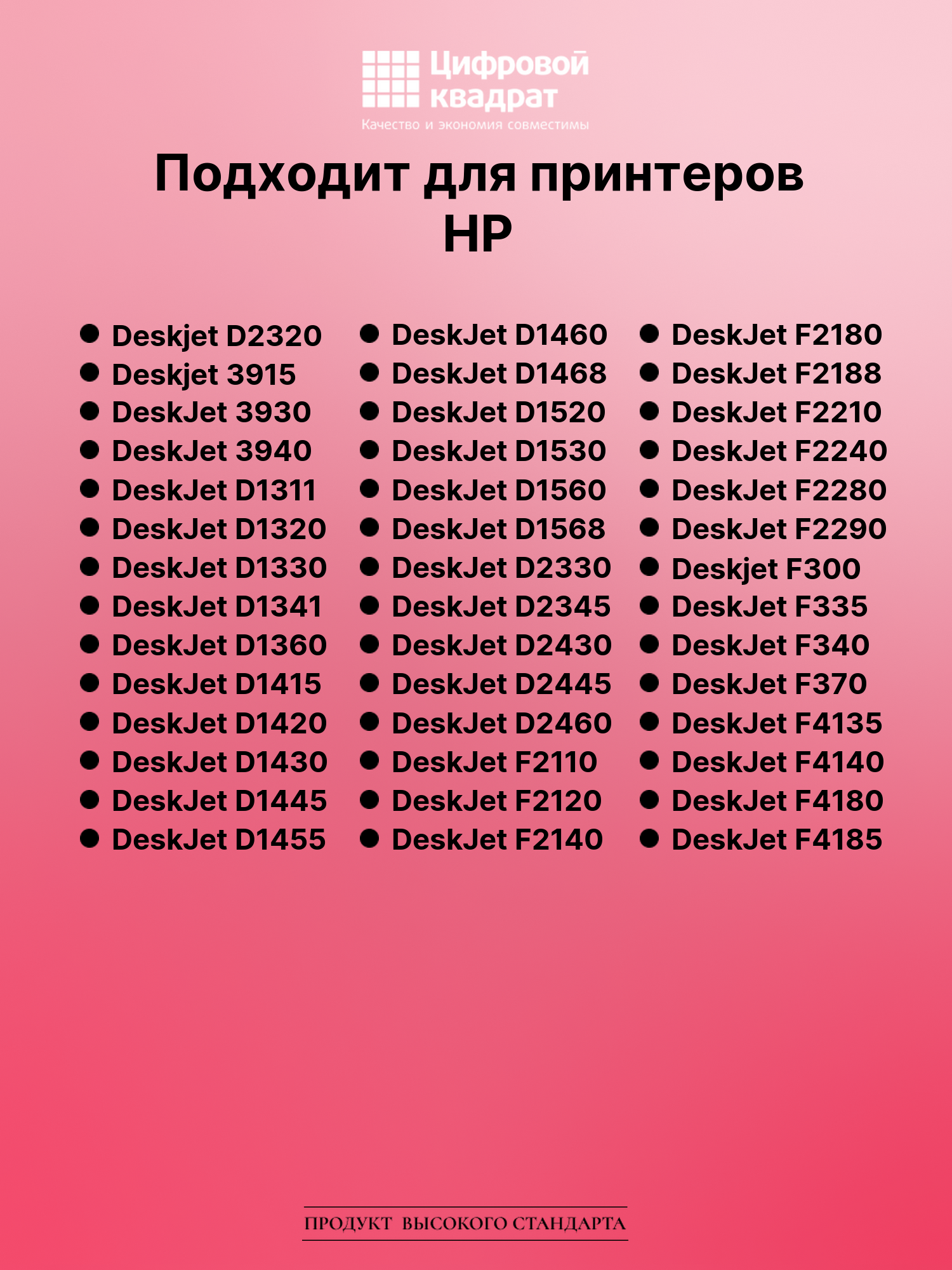 Картридж для HP Deskjet D2320 восстановленный 2