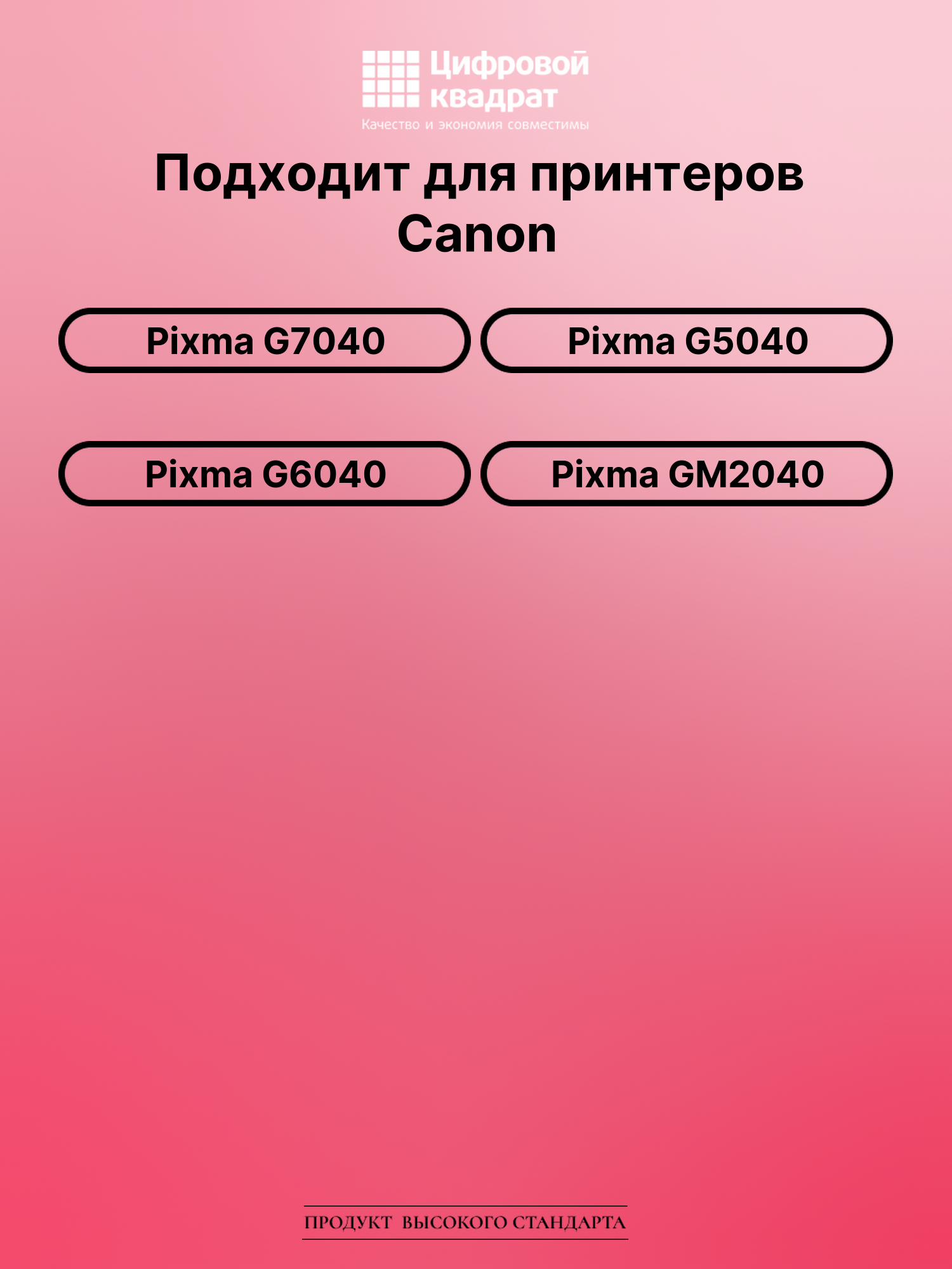 Чернила для Canon PIXMA G7040 совместимые 2