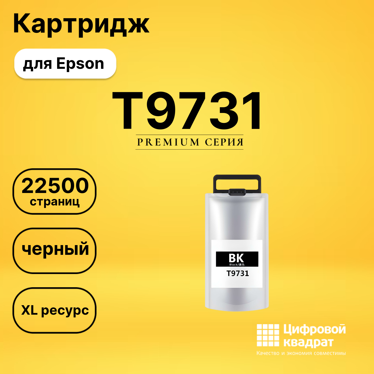 Картридж DS T9731 Epson черный