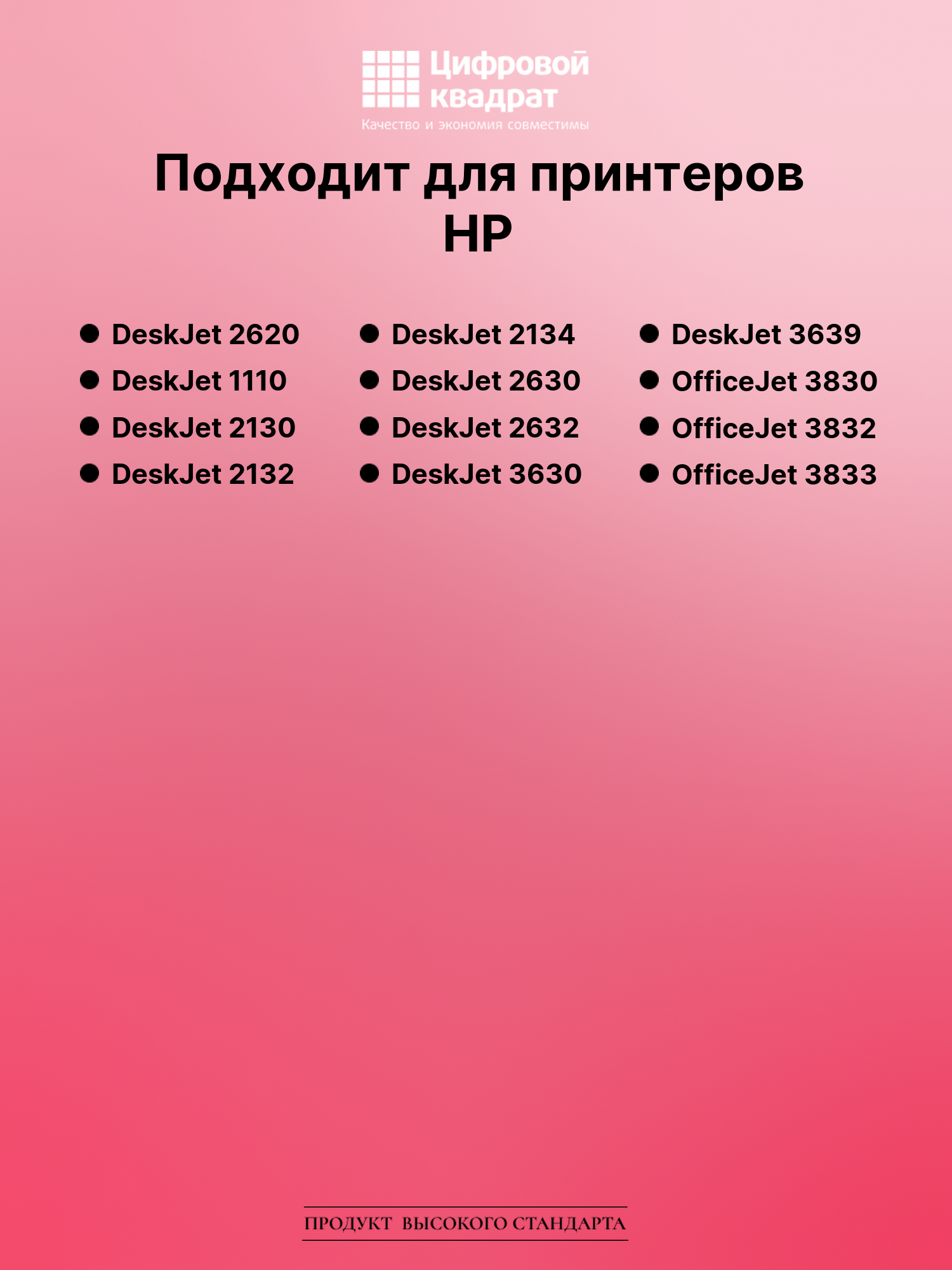 Картридж для HP DeskJet 2620 совместимый 2