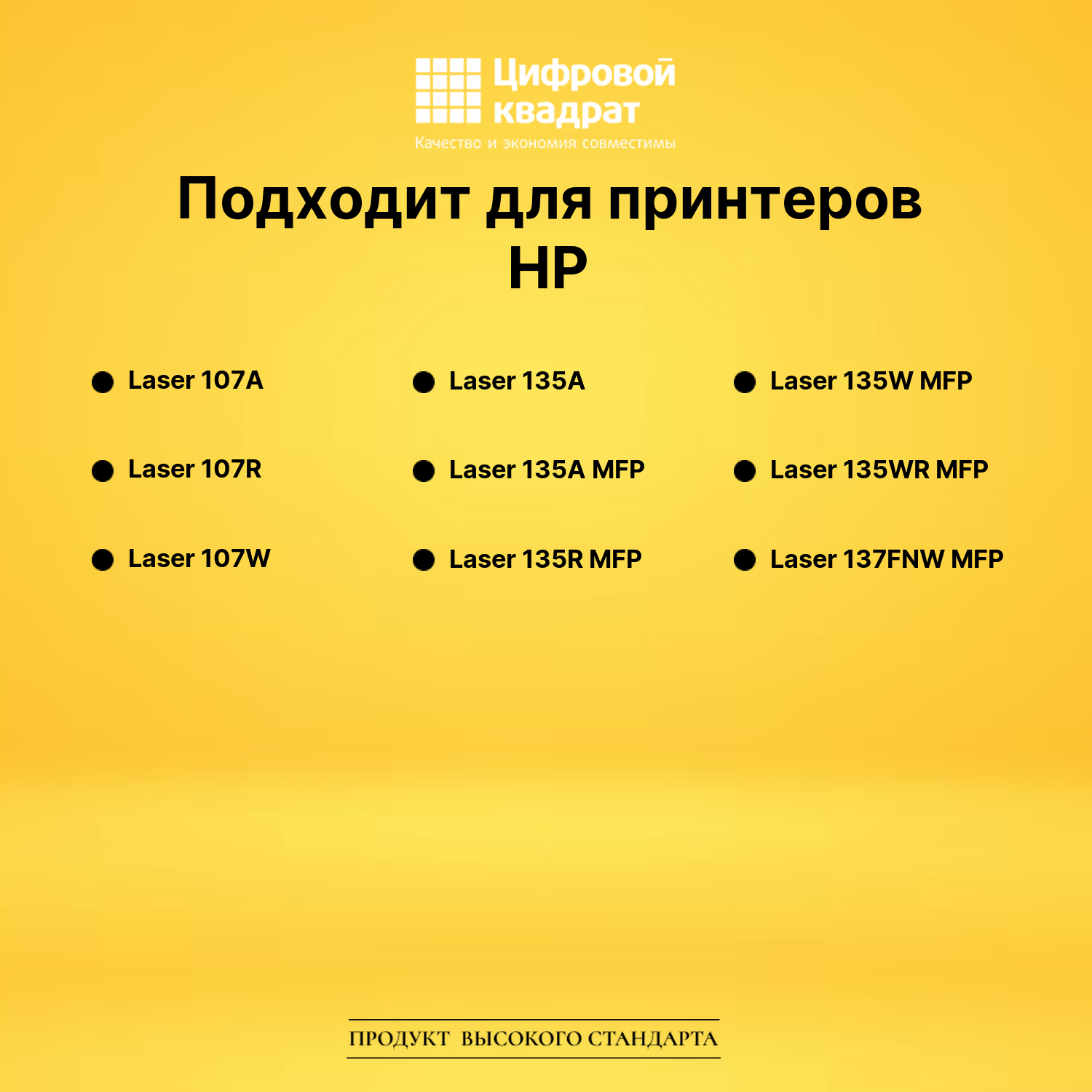 Картридж W1106XL HP черный с чипом совместимый 2