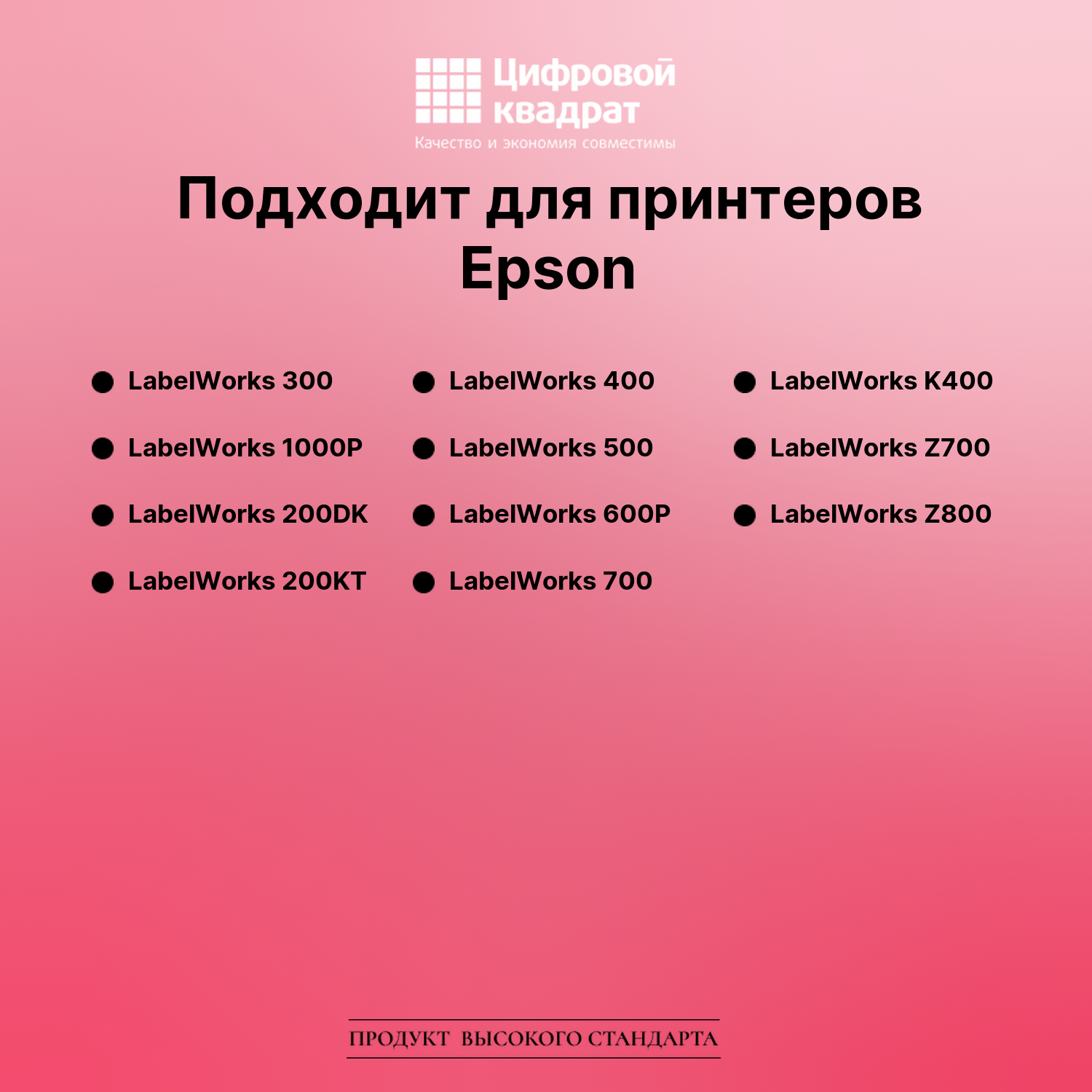 Картридж для Epson LabelWorks 300 (LK4WBQ), LW 1000P 2