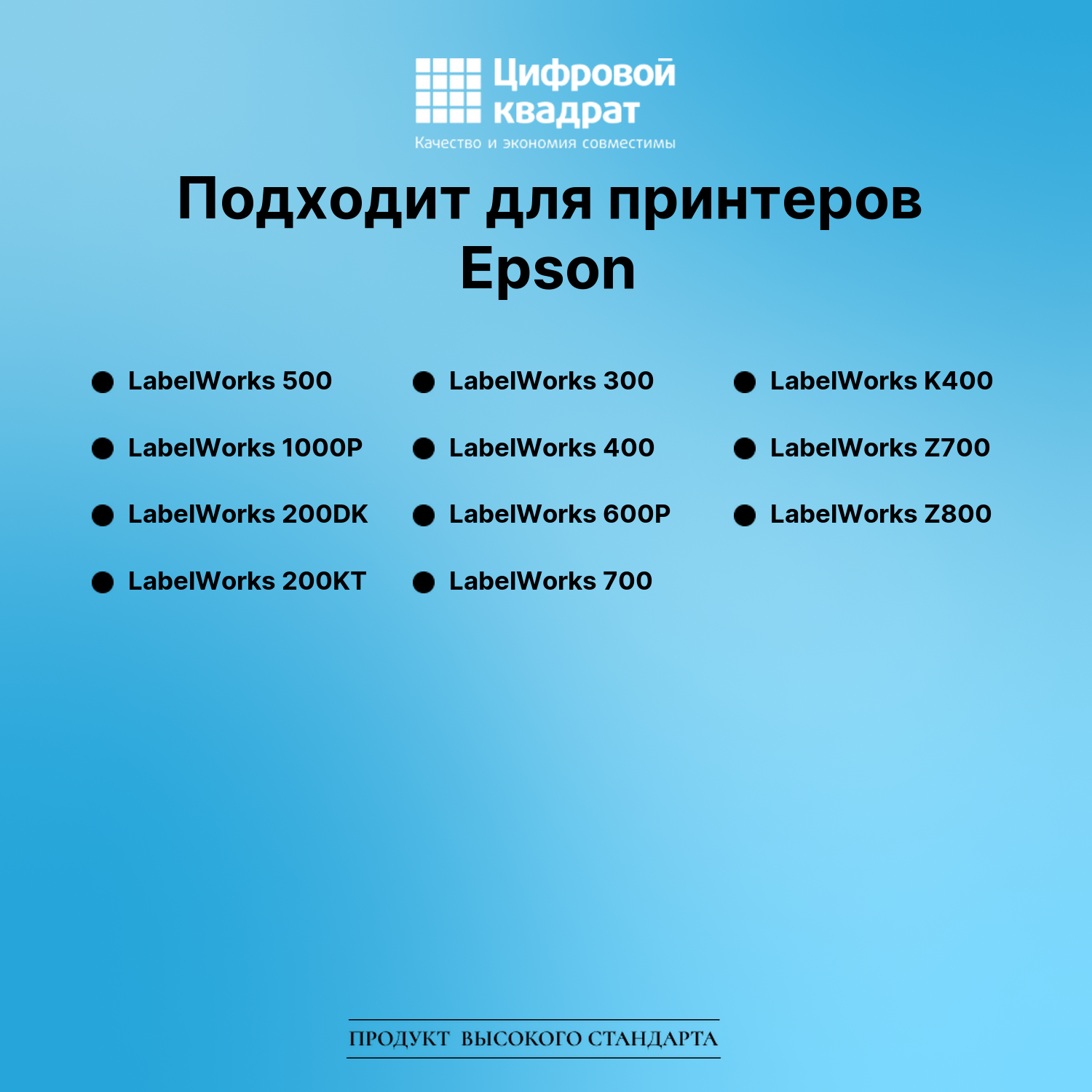 Картридж для Epson LabelWorks 500 (LK4WBQ), LW 1000P 2