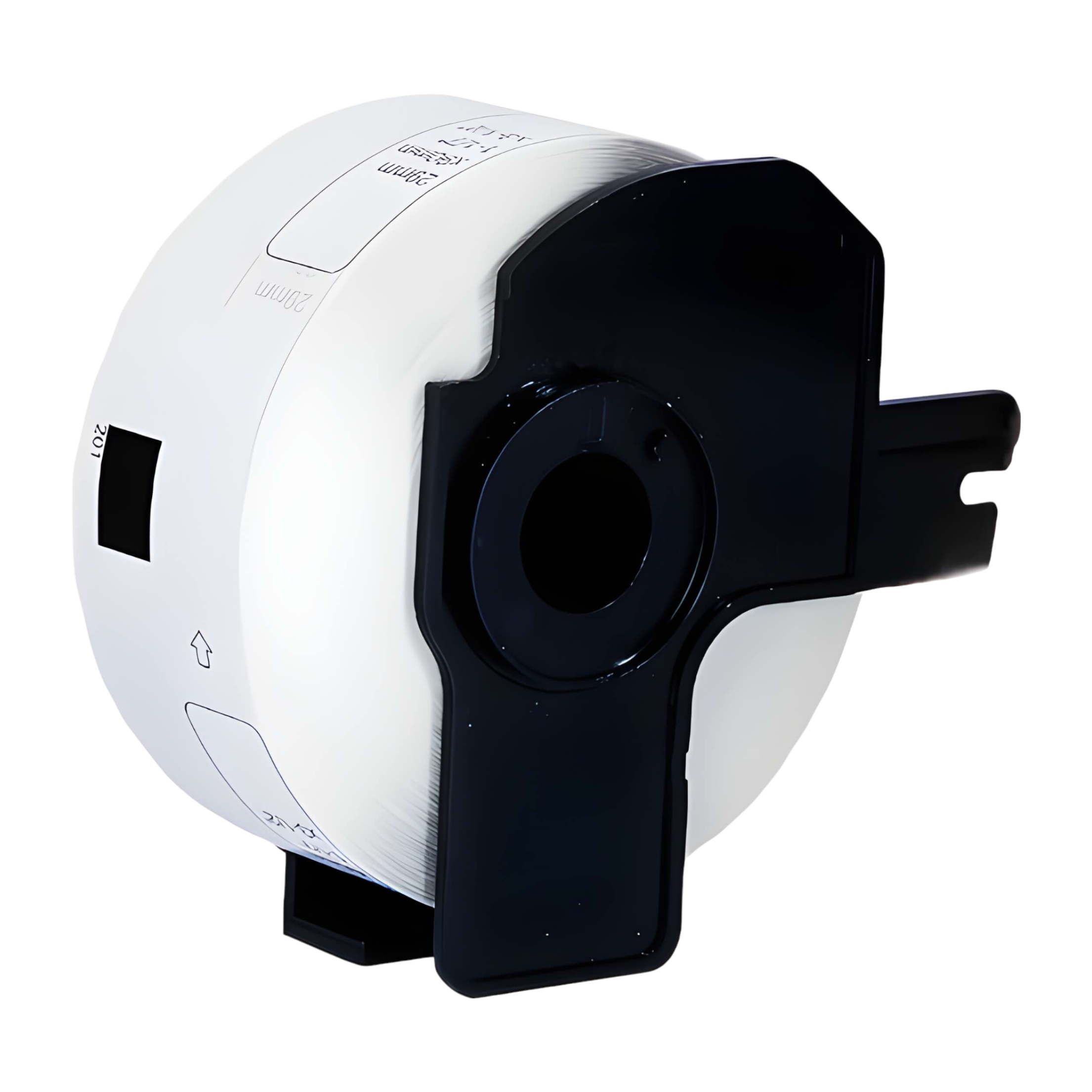 Лента для печати этикеток и наклеек DK-11201 Brother черный на белом 1