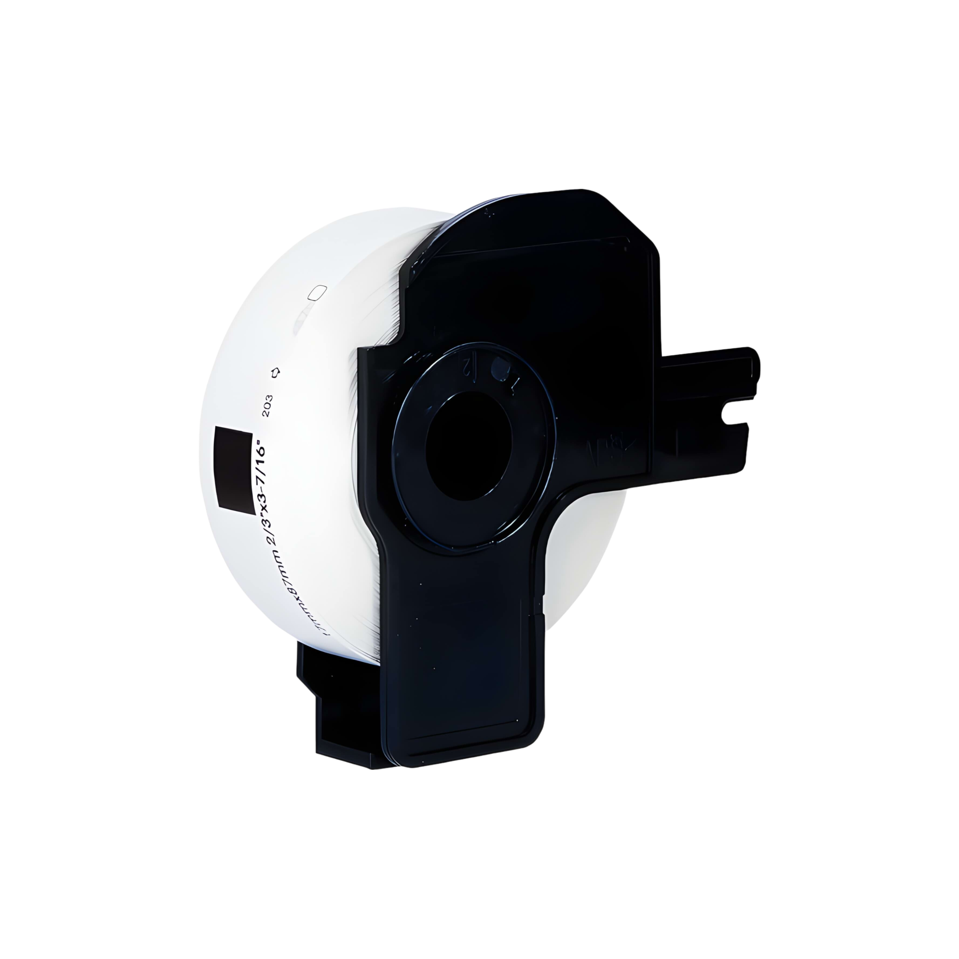 Лента для печати этикеток и наклеек DK-11203 Brother черный на белом 1