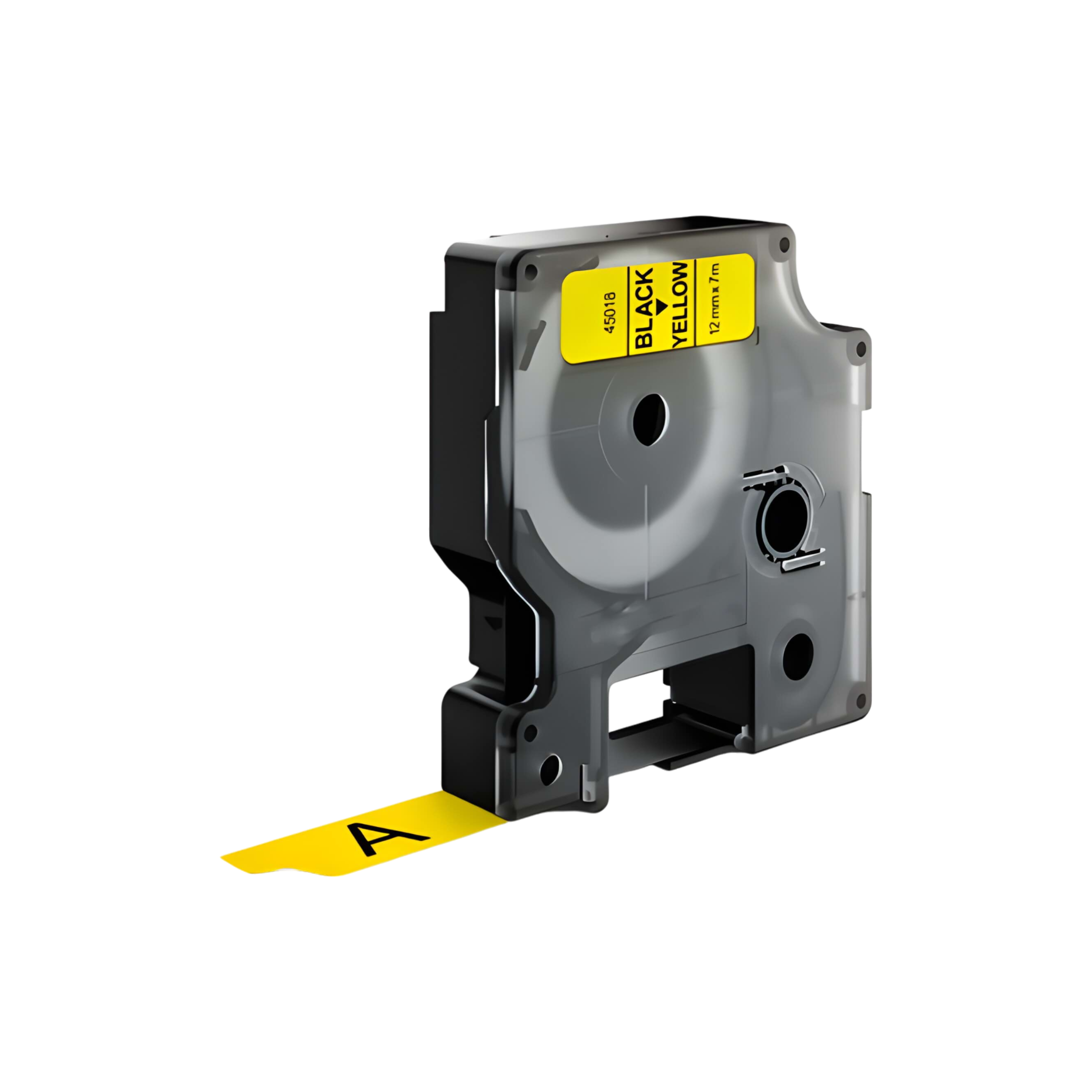 Лента для печати этикеток и наклеек S0720580 Dymo 45018 черный на желтом совместимый 1