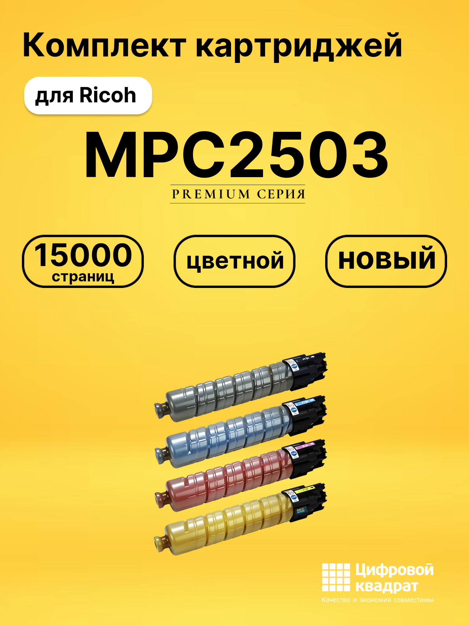 Комплект картриджей DS MPC2503 Ricoh