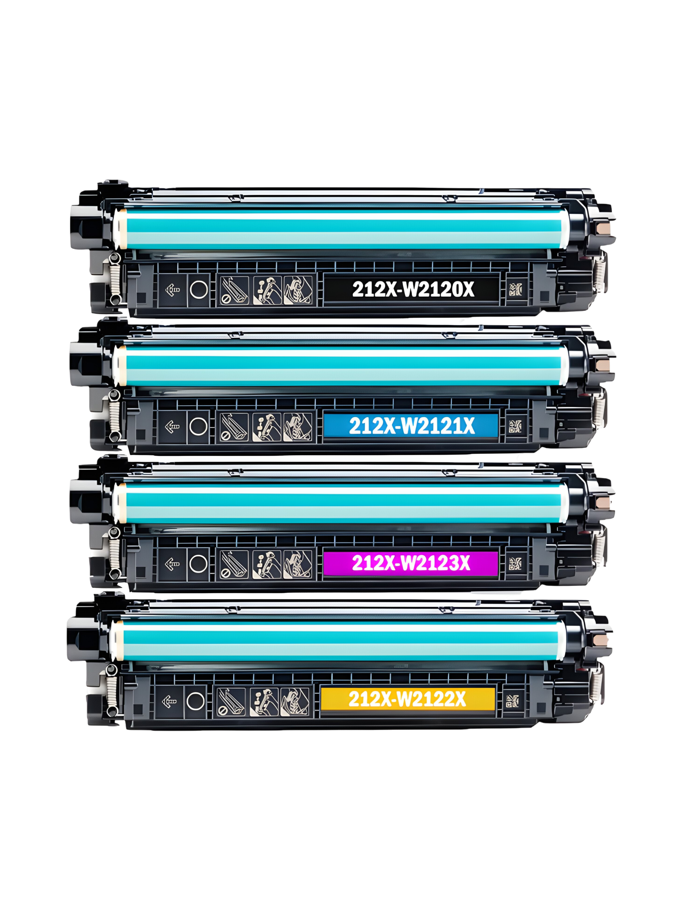 Картриджи W2120X-W2123X для HP LJ M554, LJ M555 1