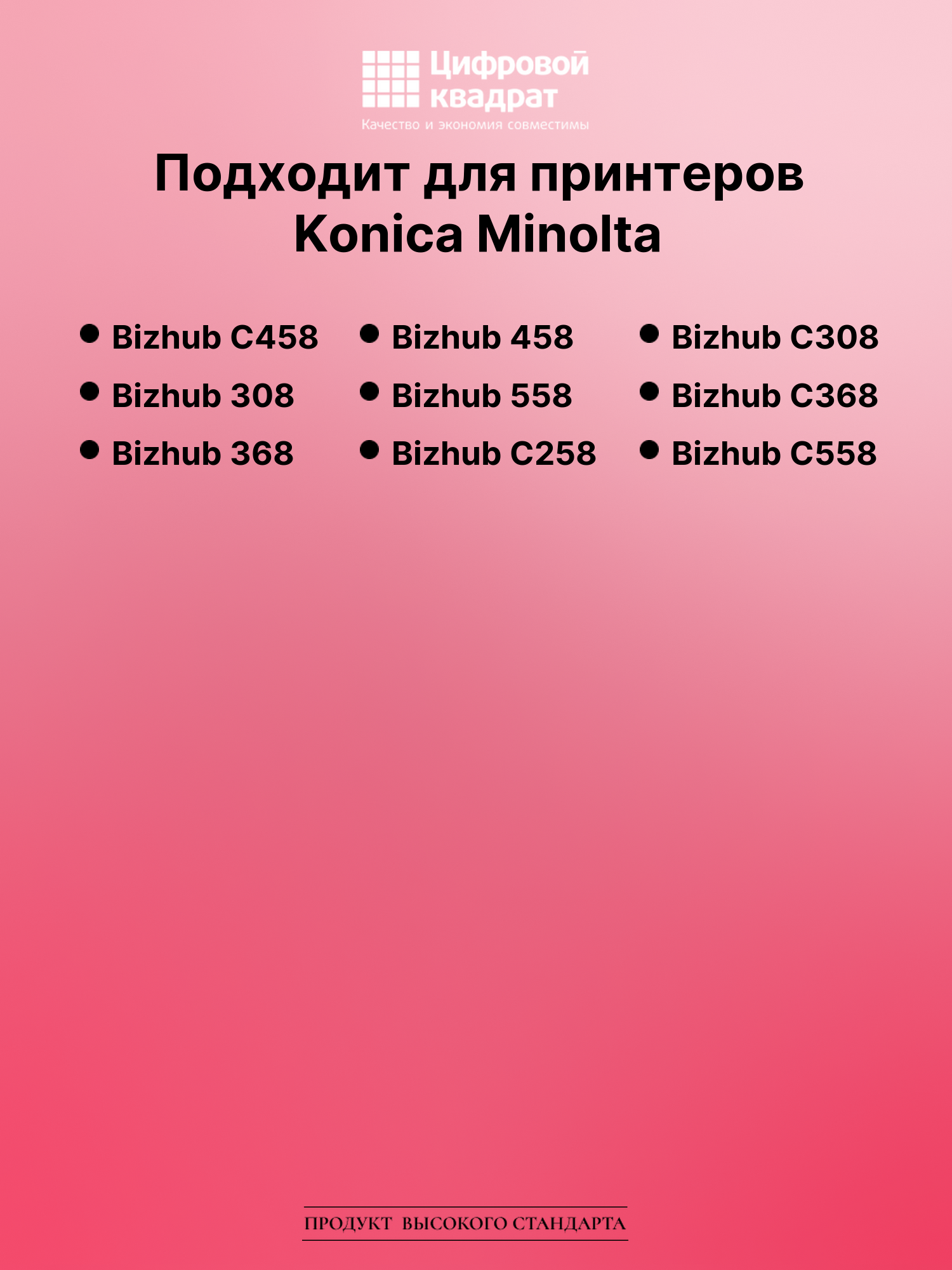 Картридж для Konica Minolta Bizhub C458 (A7U40RD), 2