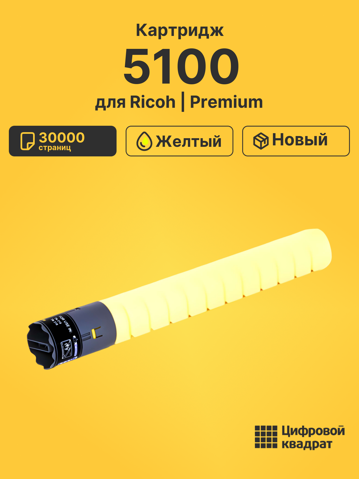 Картридж DS 5100 Ricoh желтый