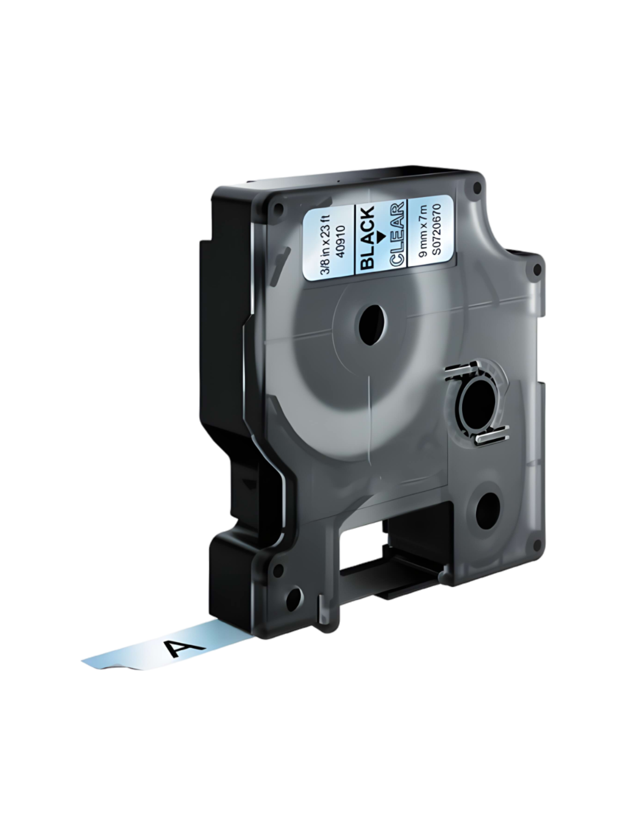 Лента для печати этикеток и наклеек S0720670 Epson 40910 черный на прозрачном совместимый 1