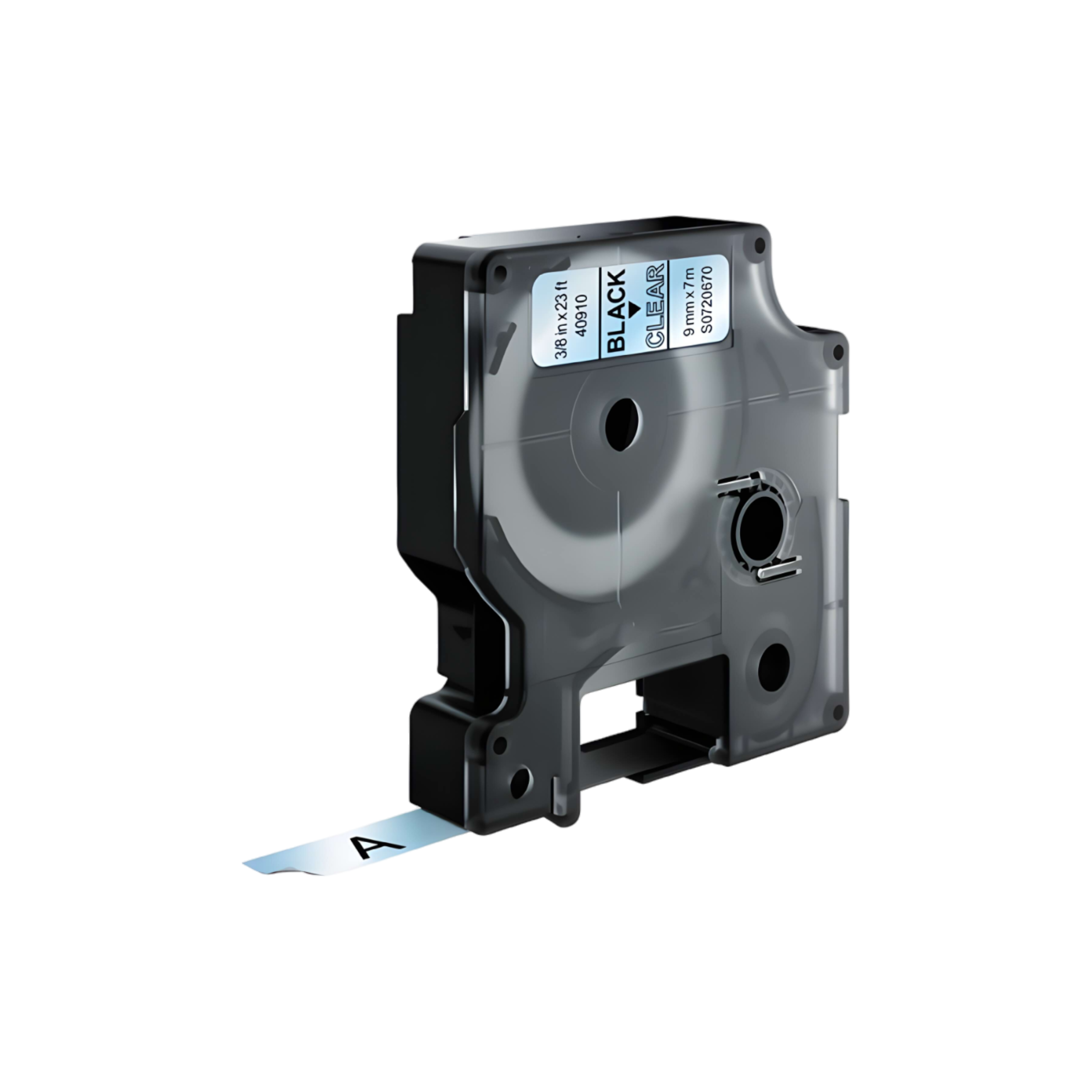 Лента для печати этикеток и наклеек S0720670 Epson 40910 черный на прозрачном совместимый 1