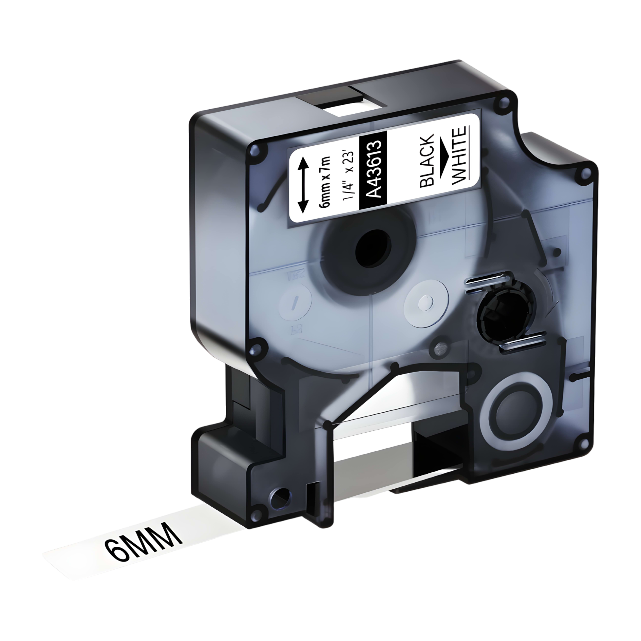Лента для печати этикеток и наклеек S0720780 Epson 43613 черный на белом совместимый 1
