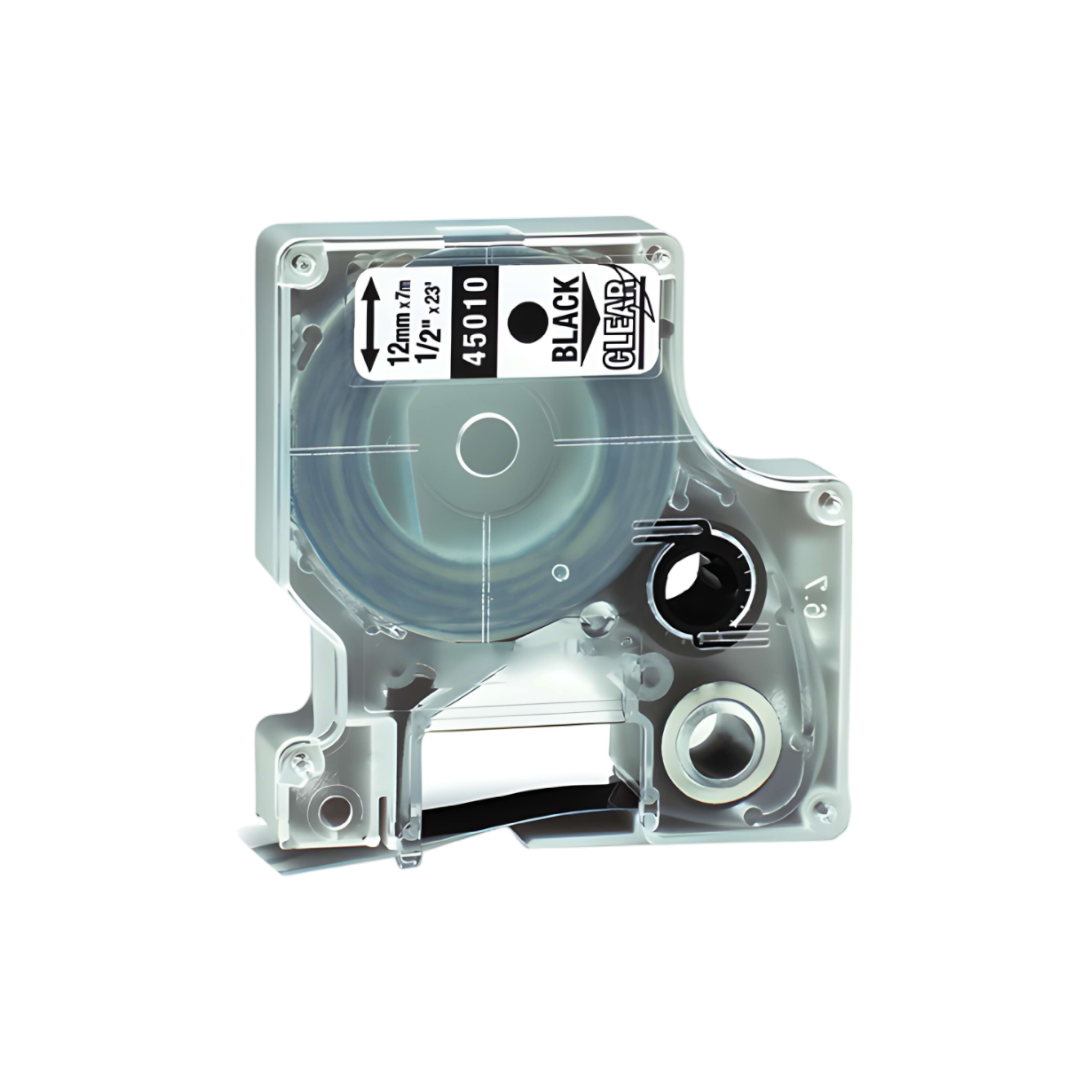 Лента для печати этикеток и наклеек S0720500 Epson 45010 черный на прозрачном совместимый 1