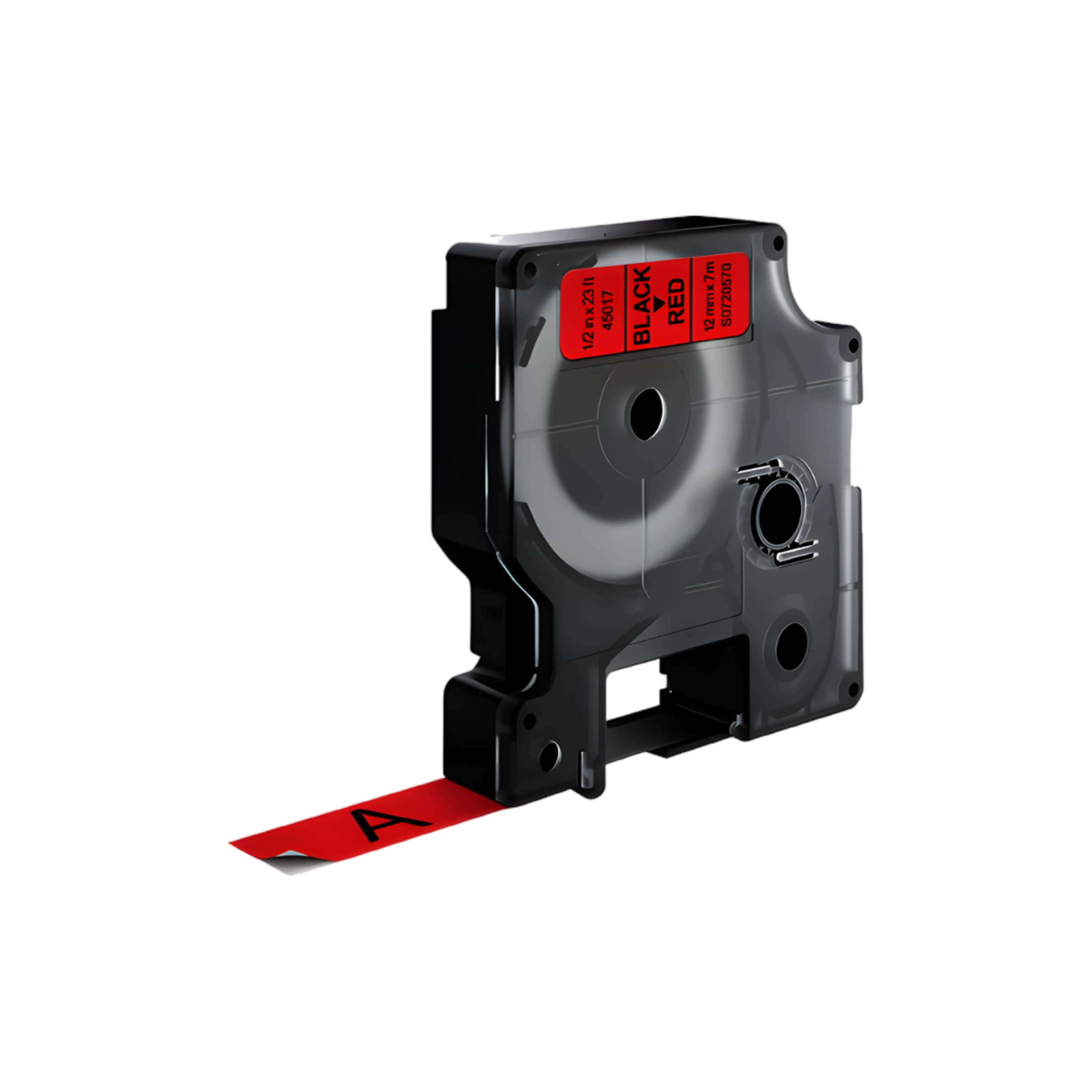 Лента для печати этикеток и наклеек S0720570 Epson 45017 черный на красном совместимый 1