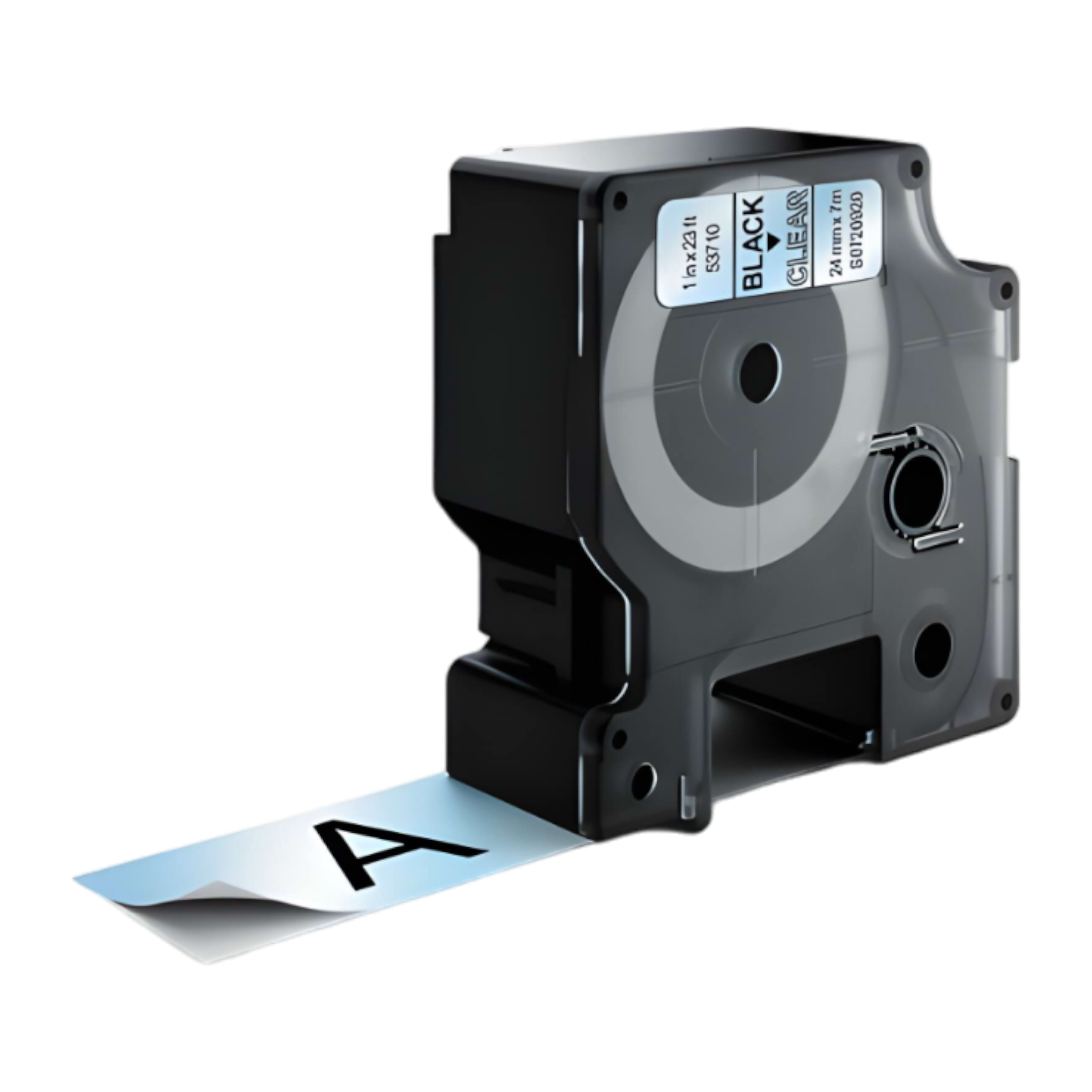 Лента для печати этикеток и наклеек S0720920 Epson 53710 черный на прозрачном совместимый 1