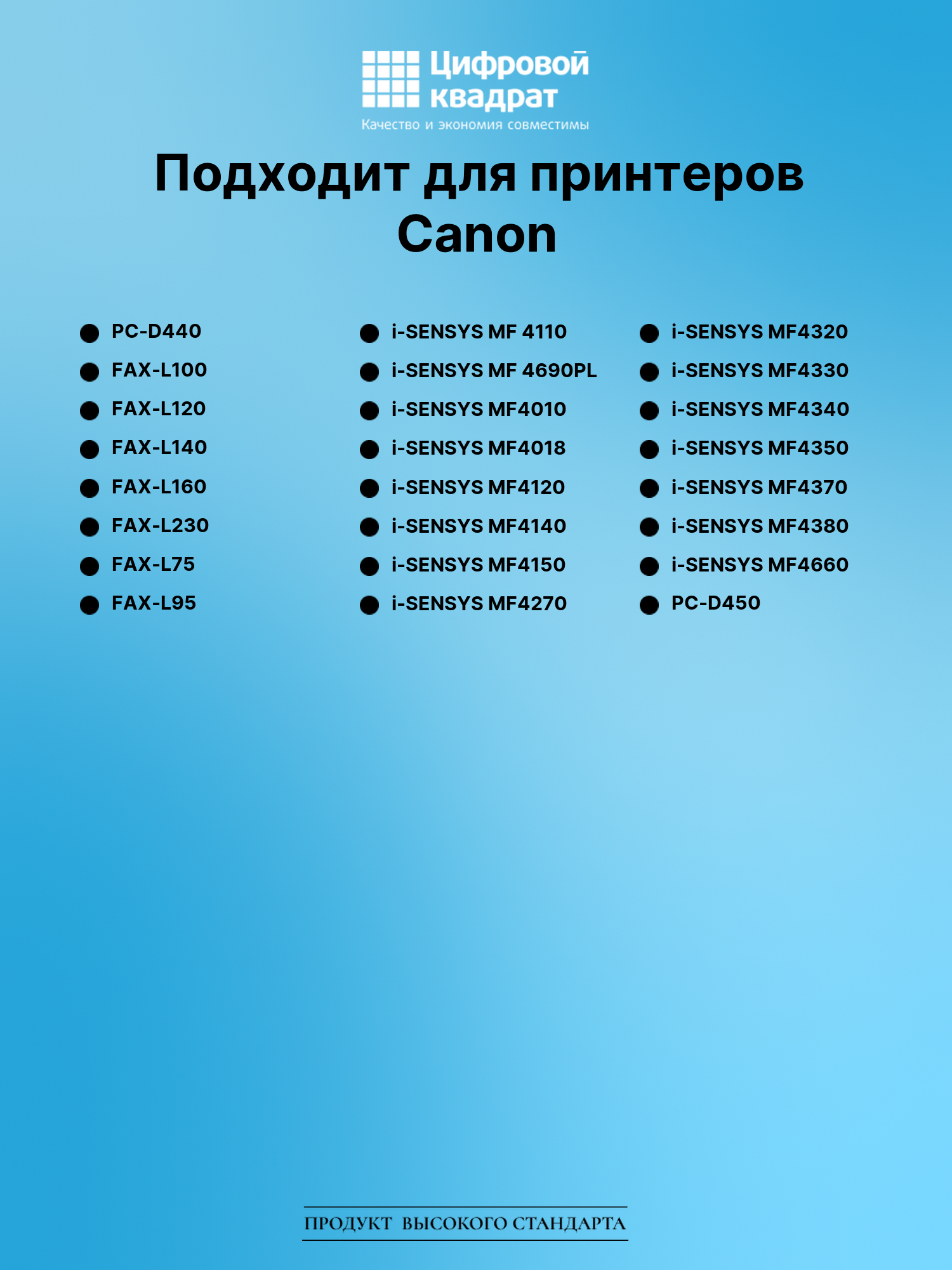 Картридж для Canon PC-D440 совместимый 2
