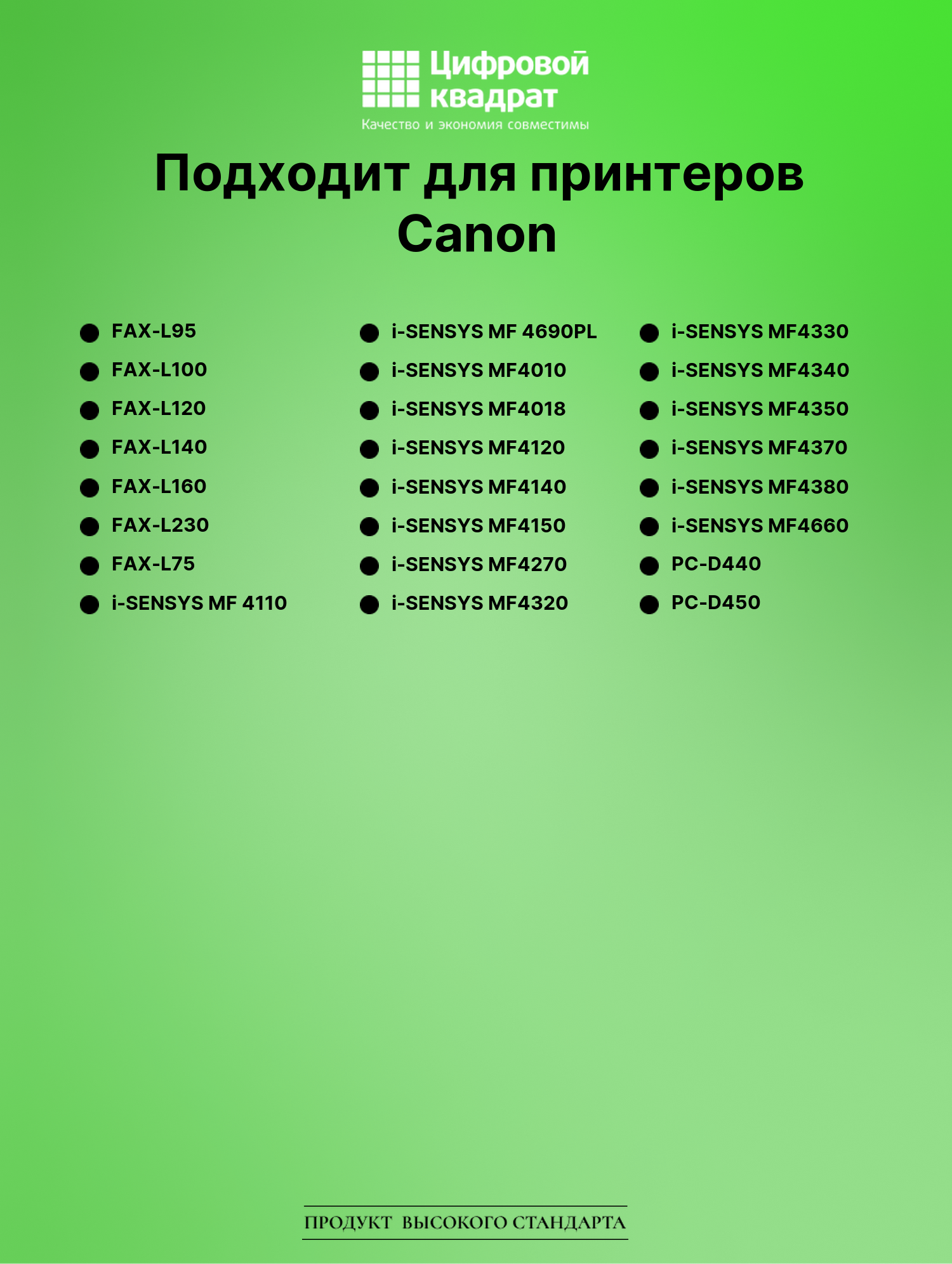 Картридж для Canon FAX-L95 совместимый 2